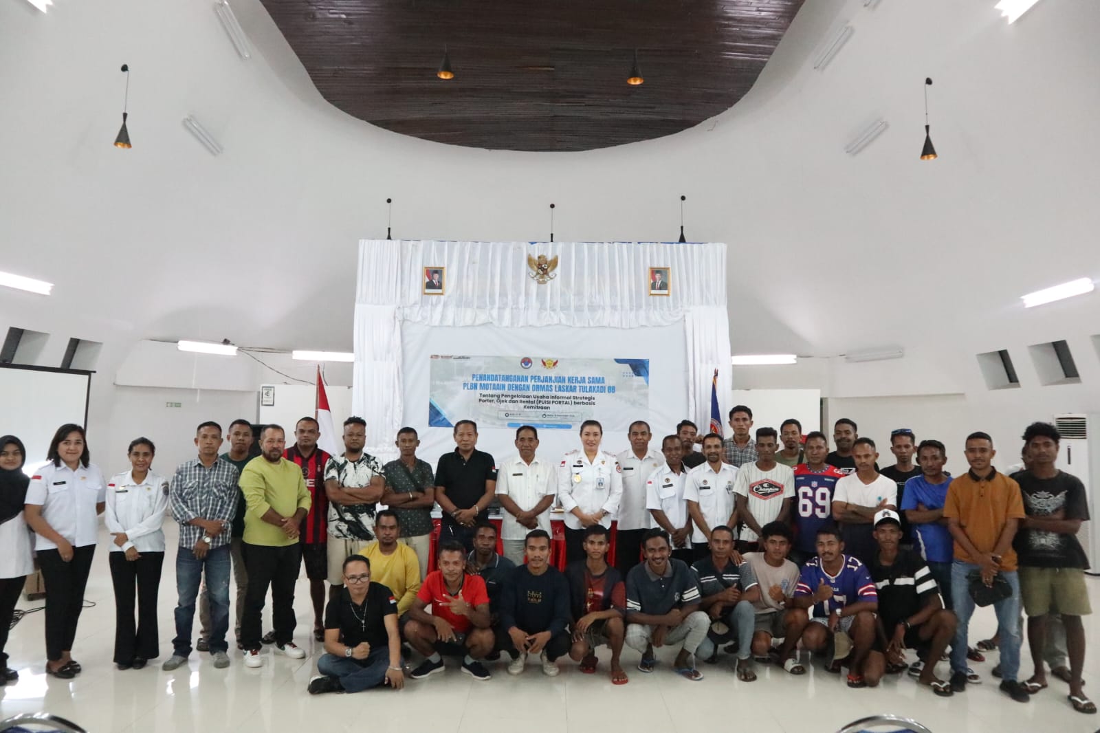 PLBN Motaain Tertibkan Aktivitas Pelaku Usaha Informal Lewat PKS Bersama Ormas Laskar Tulakadi 88