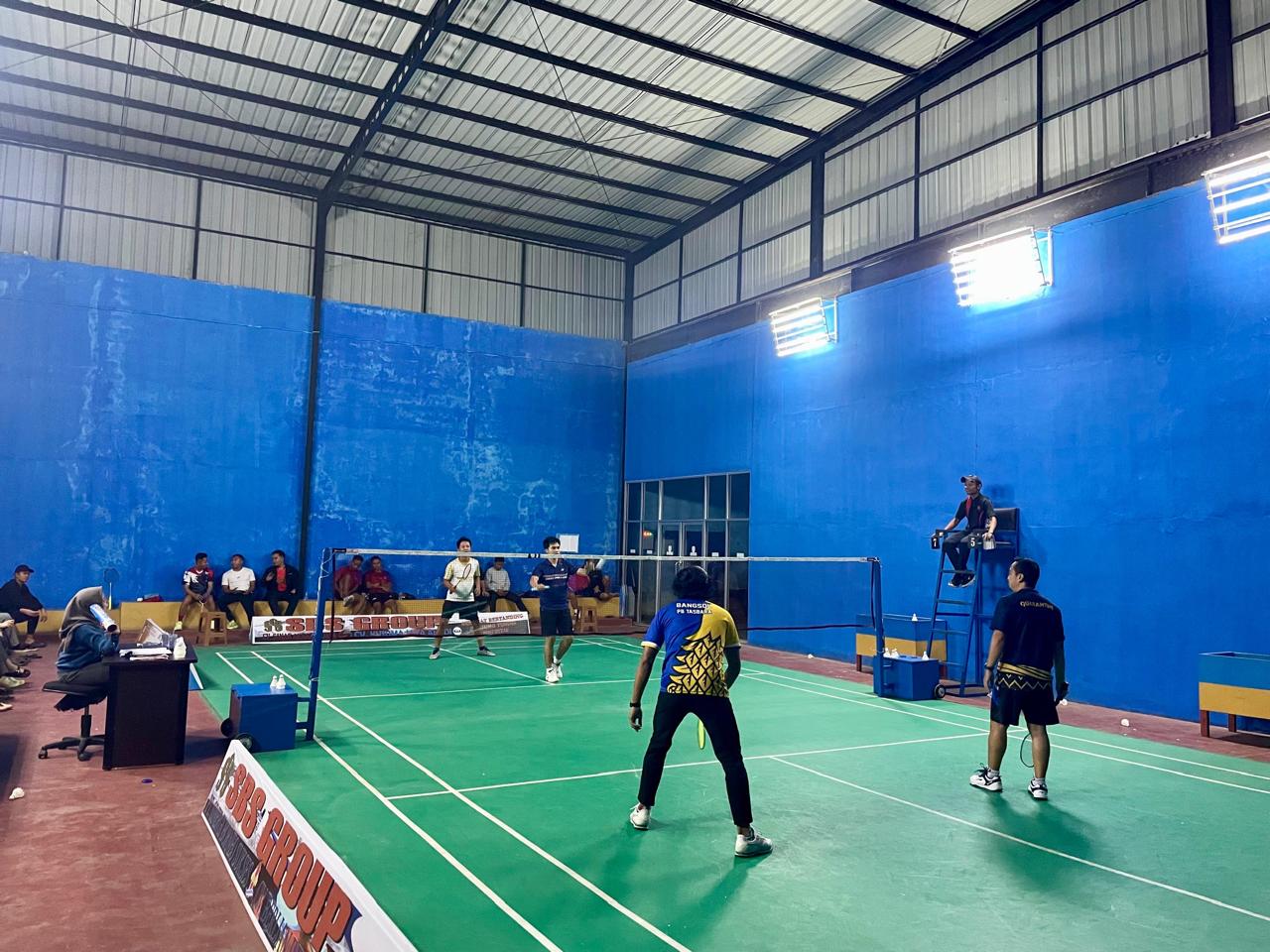 Kick Off Turnamen Bulu Tangkis PLBN Aruk Dimulai Sambut HUT ke-15 BNPP