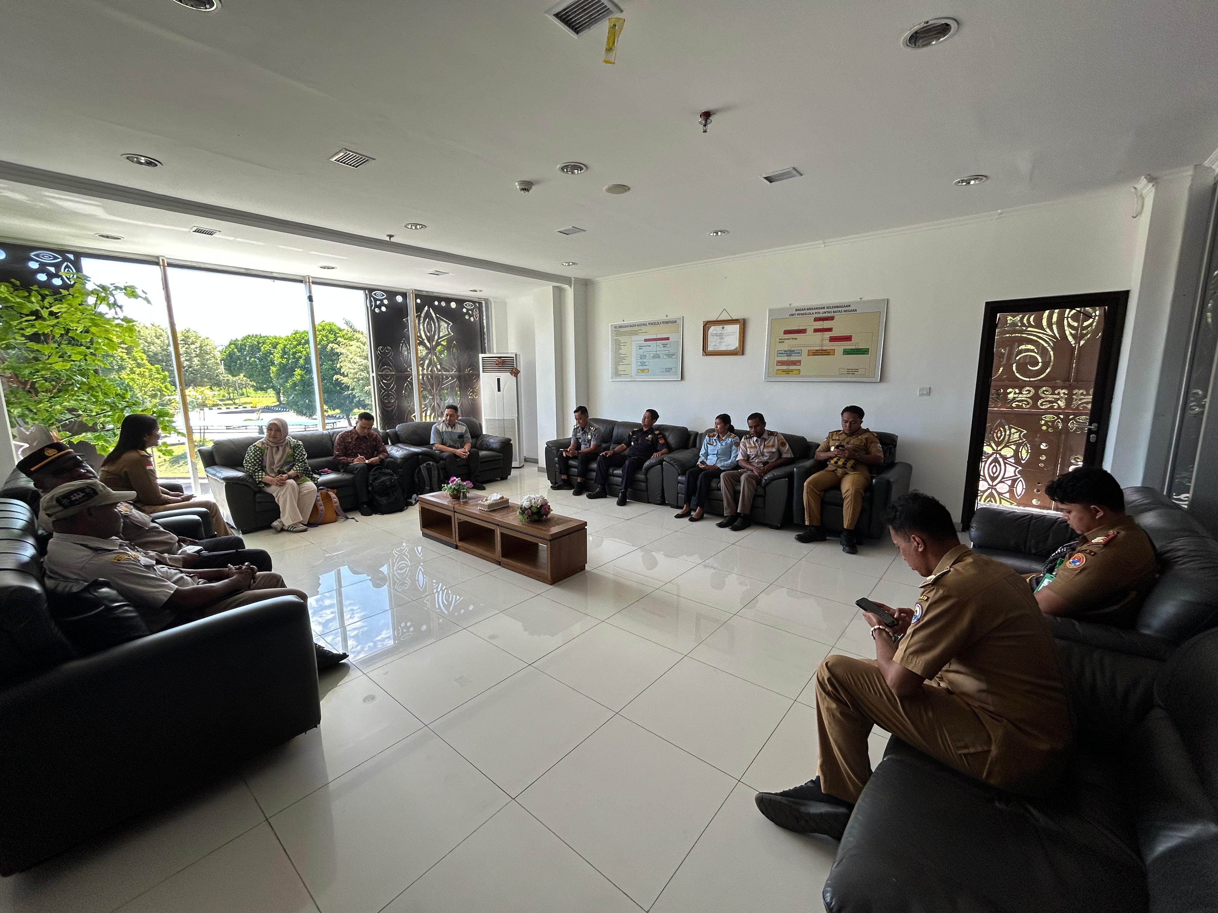 PLBN Skouw Terima Kunjungan Tim Kementerian Keuangan, Bahas Reformasi Sistem Penggajian ASN di Perbatasan