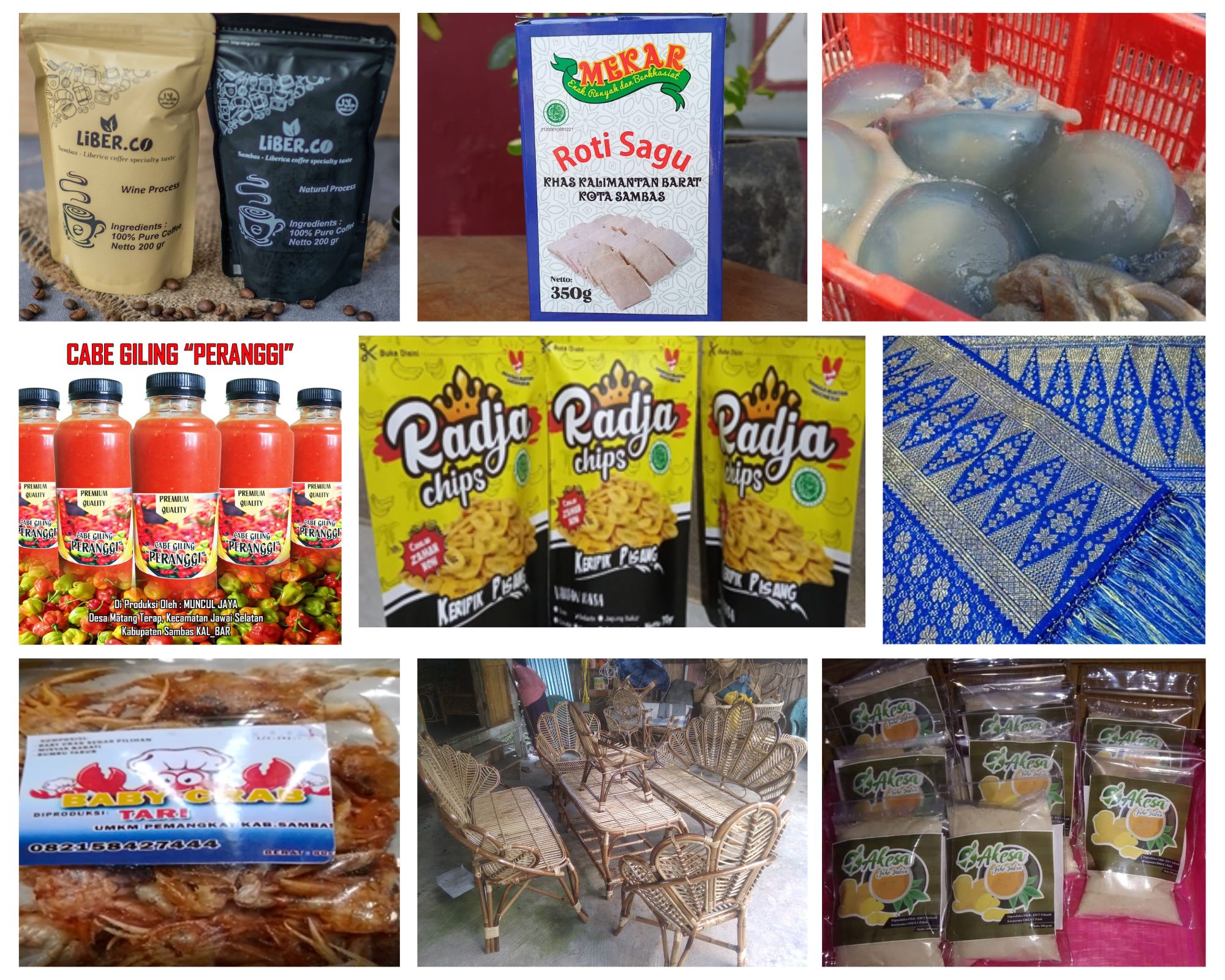 Ini Sejumlah Komoditas Kabupaten Sambas yang Dipamerkan di Business Matching Forum