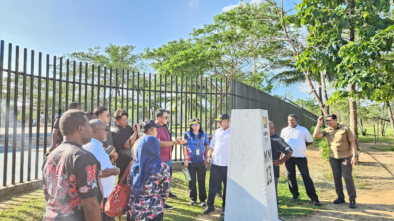 PLBN Sota Sambut Kunjungan Gubernur Papua Selatan, Dorong Penguatan Ekonomi dan Layanan Perbatasan RI-PNG