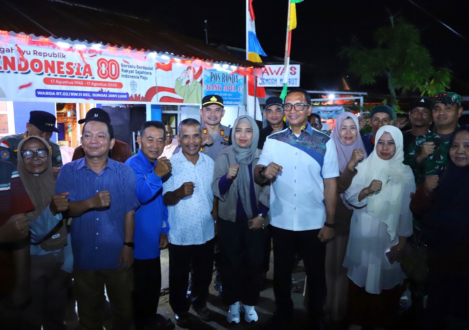 BNPP RI Optimalisasi Siskamling di Pontianak untuk Ciptakan Lingkungan Aman dan Kondusif