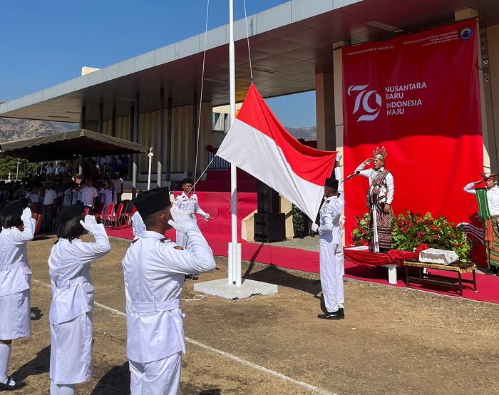 Upacara HUT ke-79 RI di Insana Utara: Semangat Nasionalisme, Kedaulatan Perbatasan, dan Kebersamaan