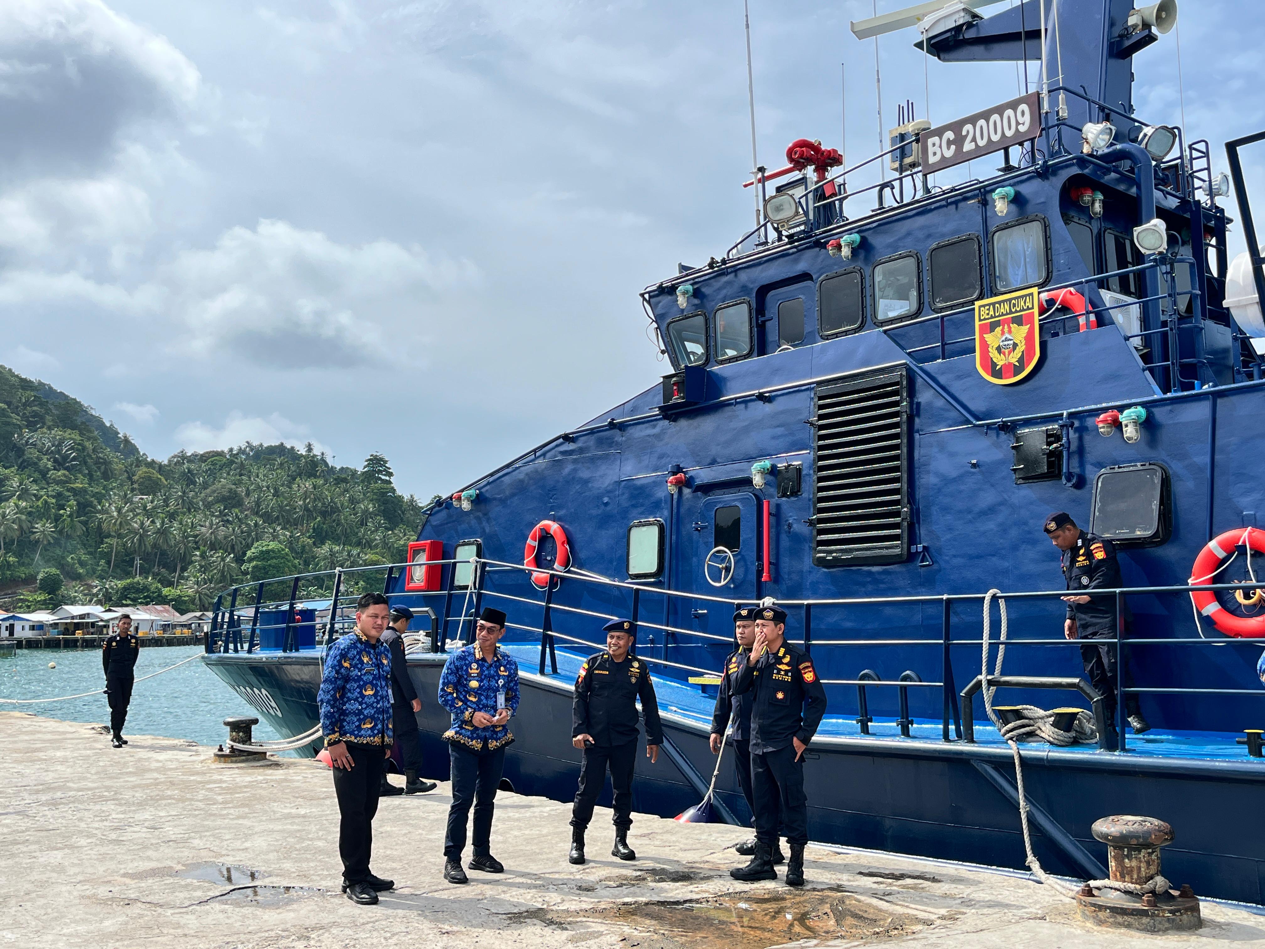 PLBN Serasan Dukung Patroli Laut Gabungan Bea Cukai, Perkuat Pengawasan Perbatasan Laut Natuna