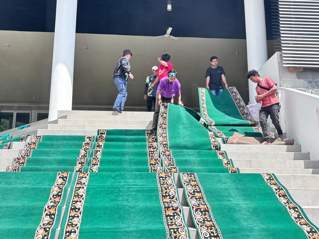 PLBN Skouw Sambut HUT ke-15 BNPP RI dengan Gotong Royong Bersihkan Rumah Ibadah dan Intake Air