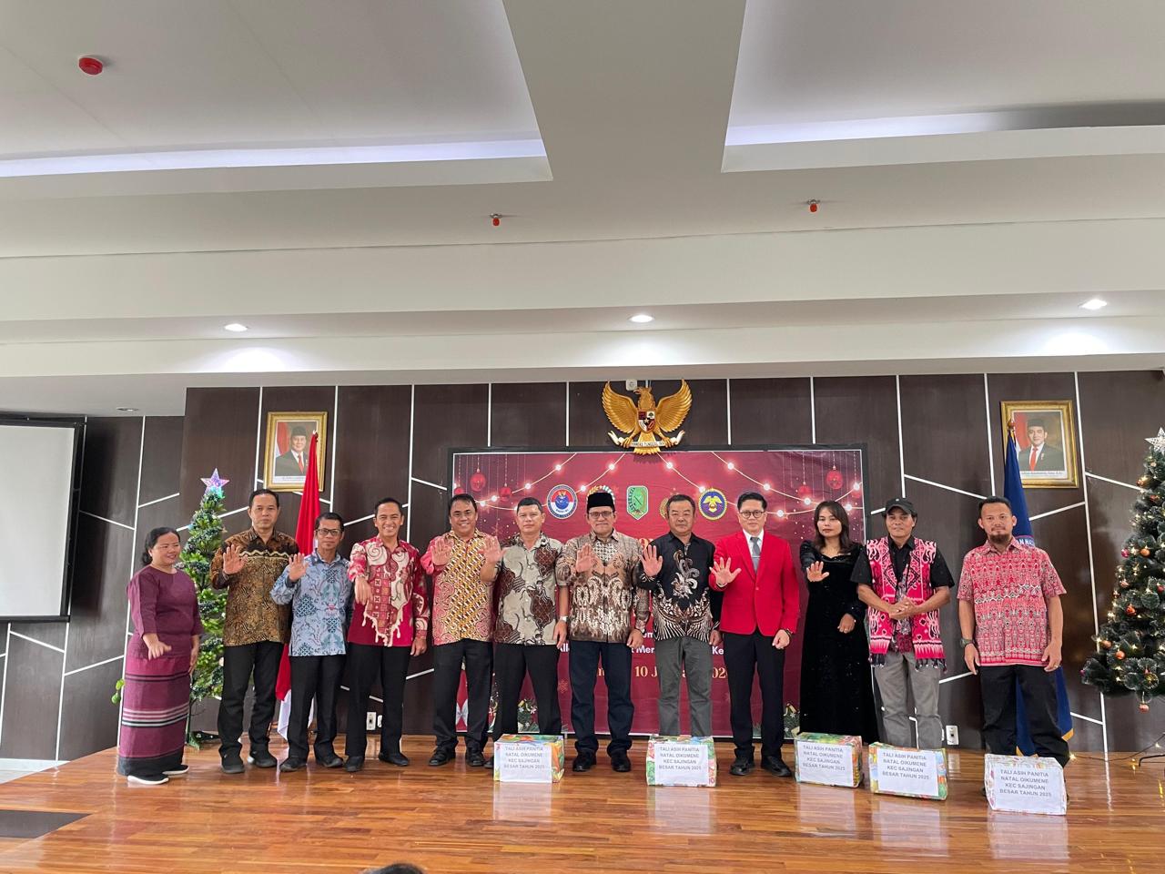 PLBN Aruk Fasilitasi Gema Natal Oikumene Sajingan Besar, Perkuat Toleransi dan Kebersamaan di Perbatasan