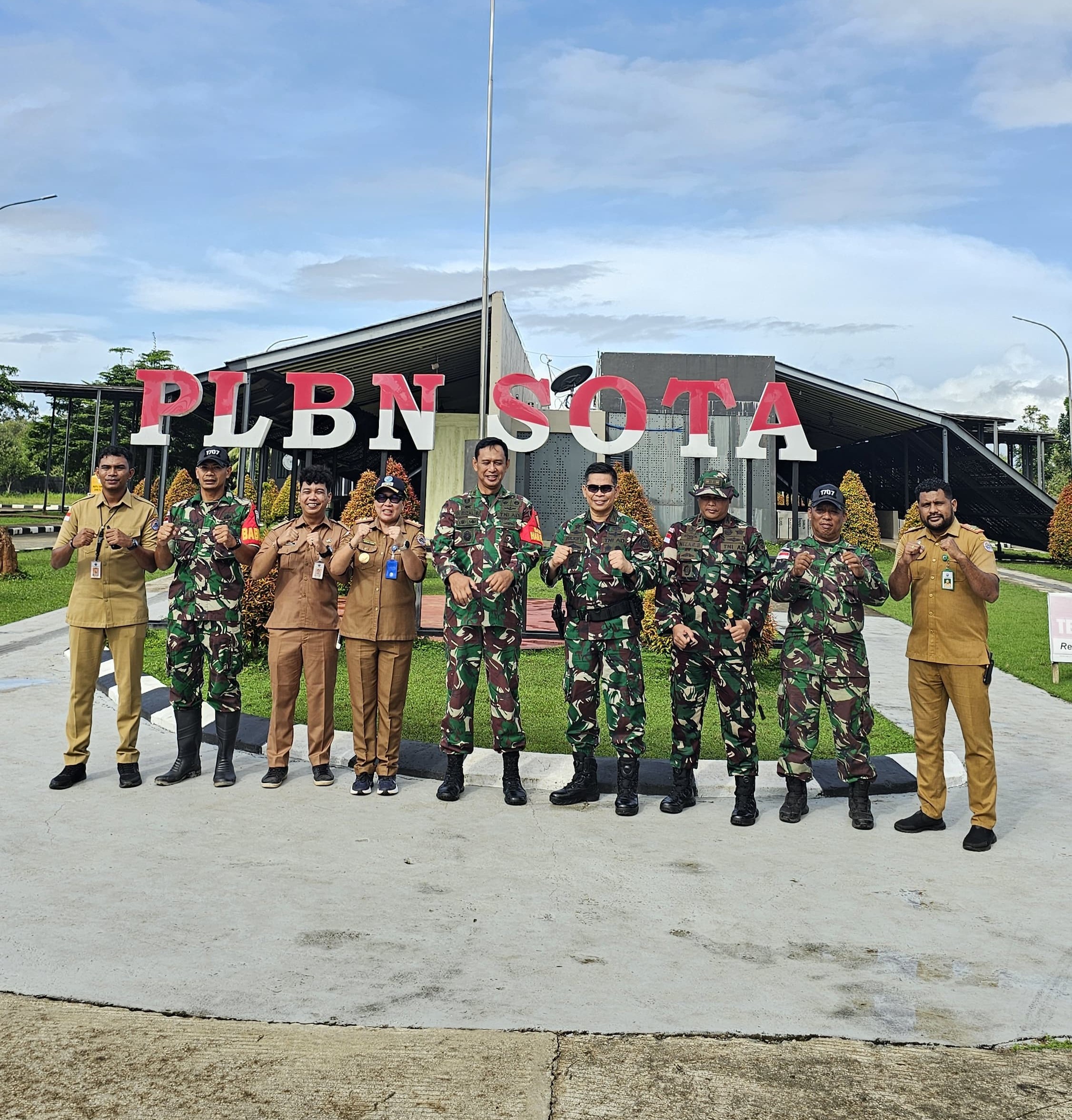 PLBN Sota Sambut Kunjungan Dansatgas Pangan Kementan RI, Bahas Pengawasan Barang dan Ketahanan Pangan di Perbatasan