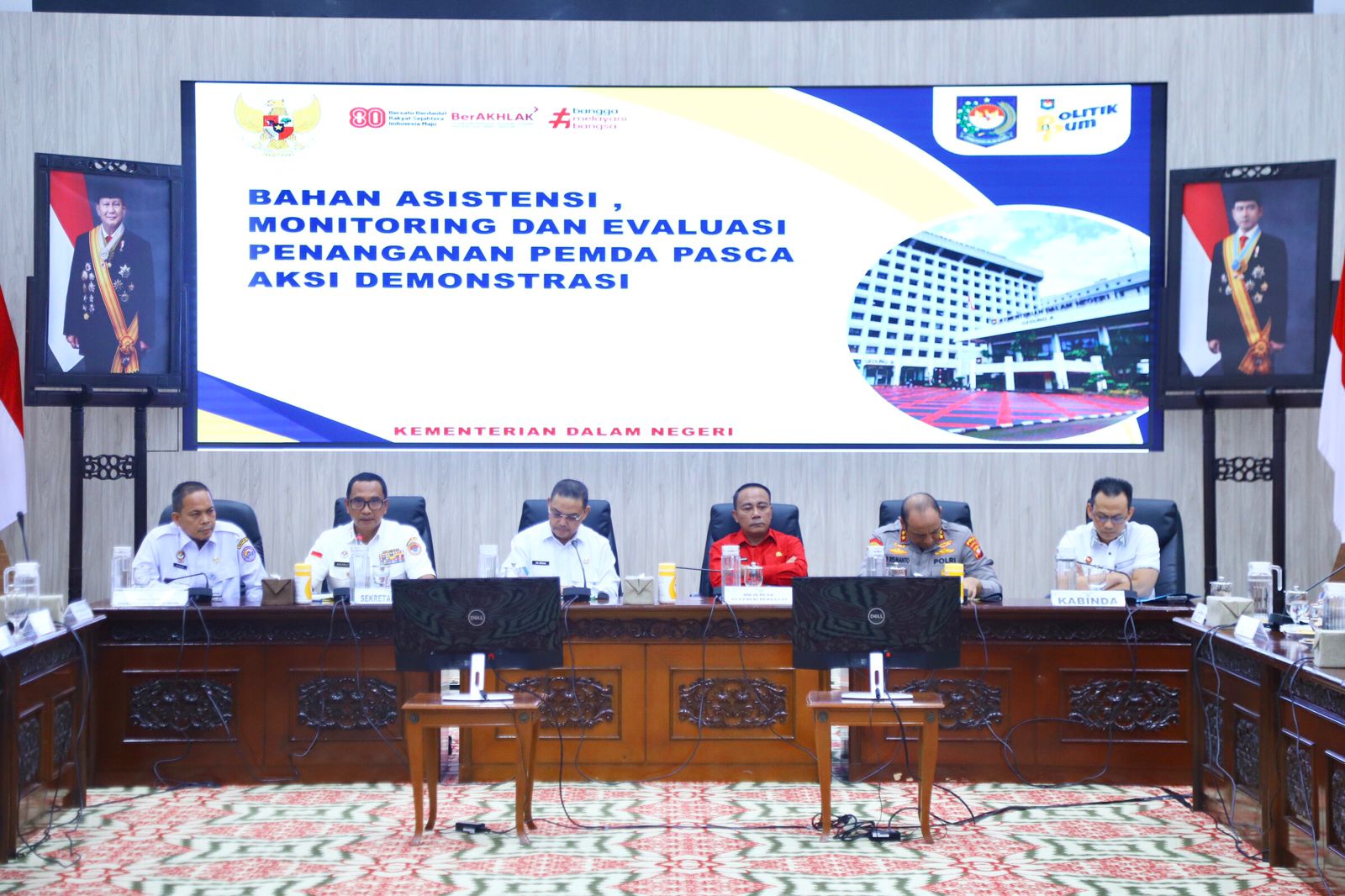 Evaluasi Pasca Demonstrasi, BNPP RI dan Pemprov Kalbar Sepakati Langkah Strategis Jaga Kondusifitas