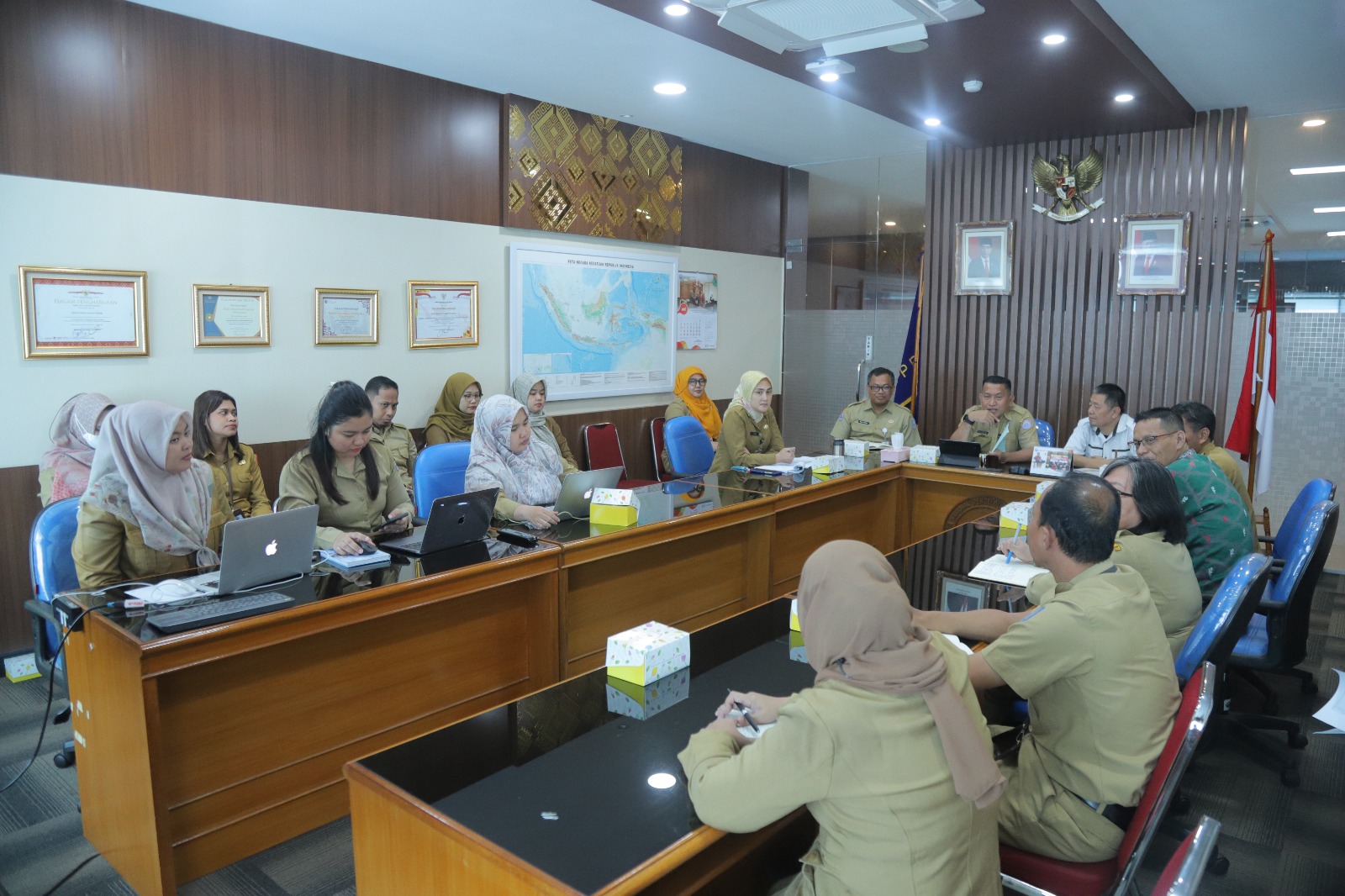 BNPP Terima Audiensi Pemda Kabupaten Sambas Terkait Pembentukan BPPD