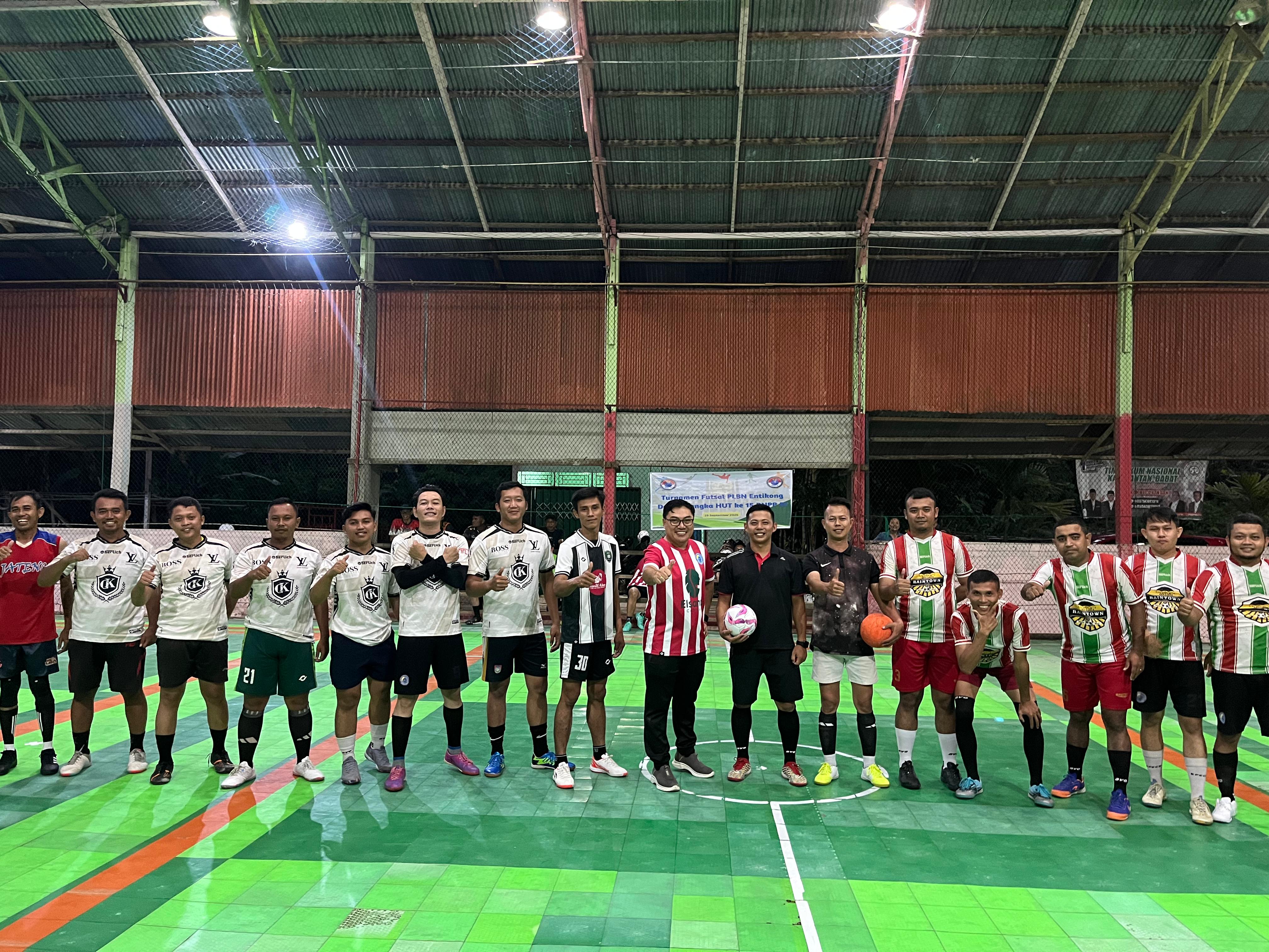 PLBN Entikong Gelar FUN Futsal Antardivisi Internal Semarakkan HUT BNPP