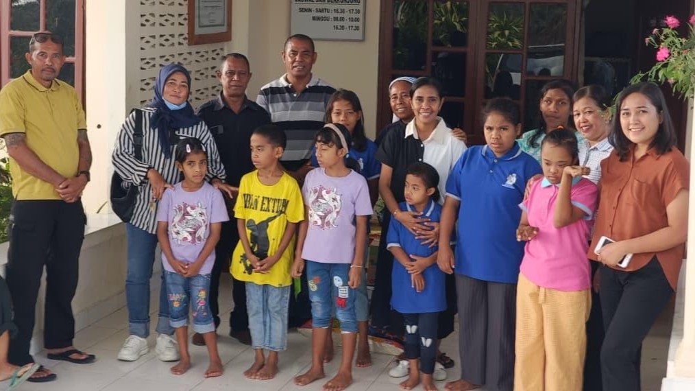 PLBN Motaain Warnai HUT ke-15 BNPP RI dengan Kegiatan Kebersamaan dan Kepedulian Sosial