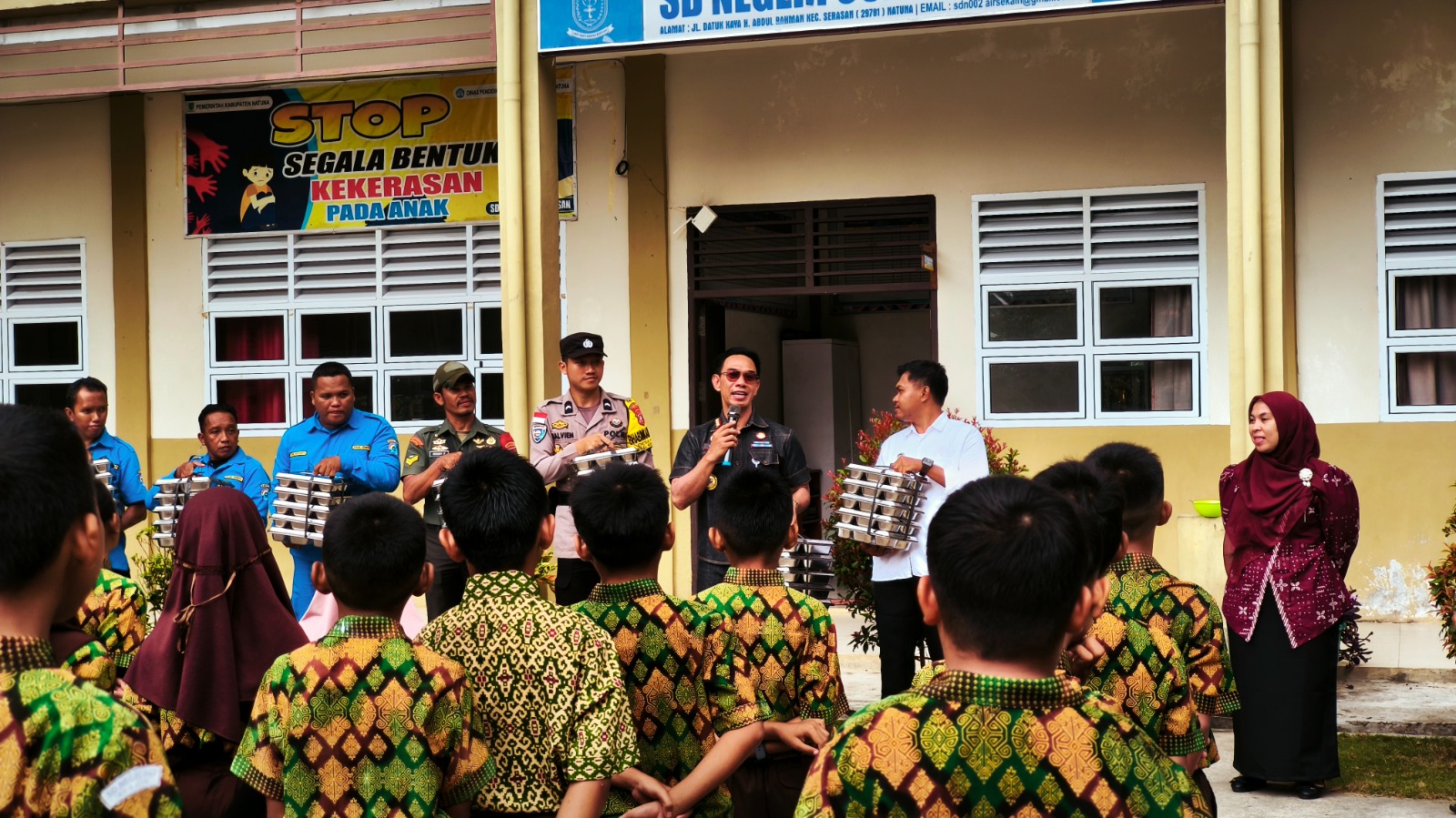 PLBN Serasan Dukung Program MBG sebagai Upaya Peningkatan Kualitas SDM di Wilayah Perbatasan