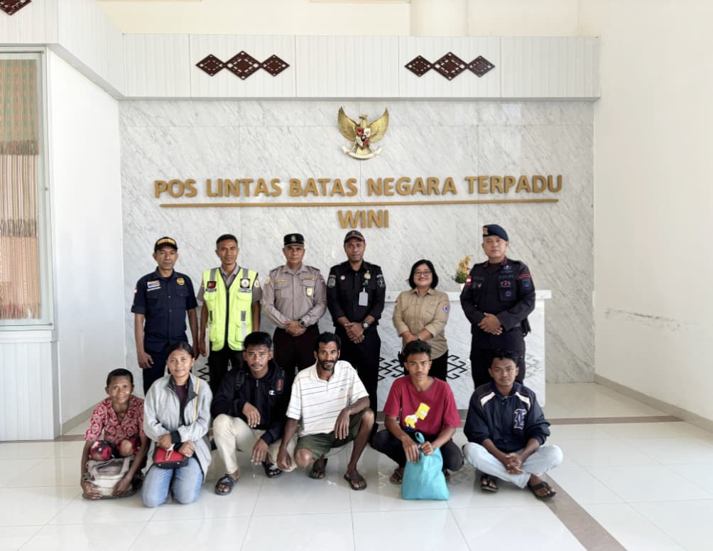 PLBN Wini Beri Perlindungan Hukum 6 WNI Atas Pelanggaran Imigrasi