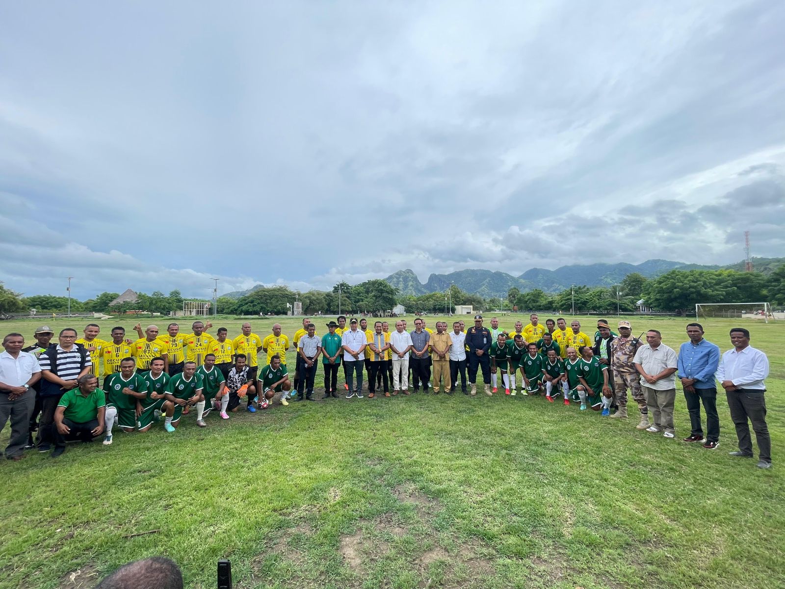 Perkuat Kebersamaan di Perbatasan, BNPP RI melalui PLBN Wini Dukung Olahraga Persahabatan Indonesia–Timor Leste