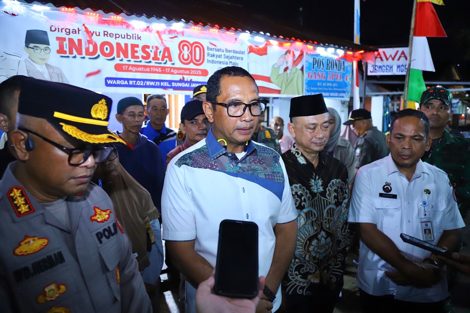 BNPP RI Optimalisasi Siskamling di Pontianak untuk Ciptakan Lingkungan Aman dan Kondusif