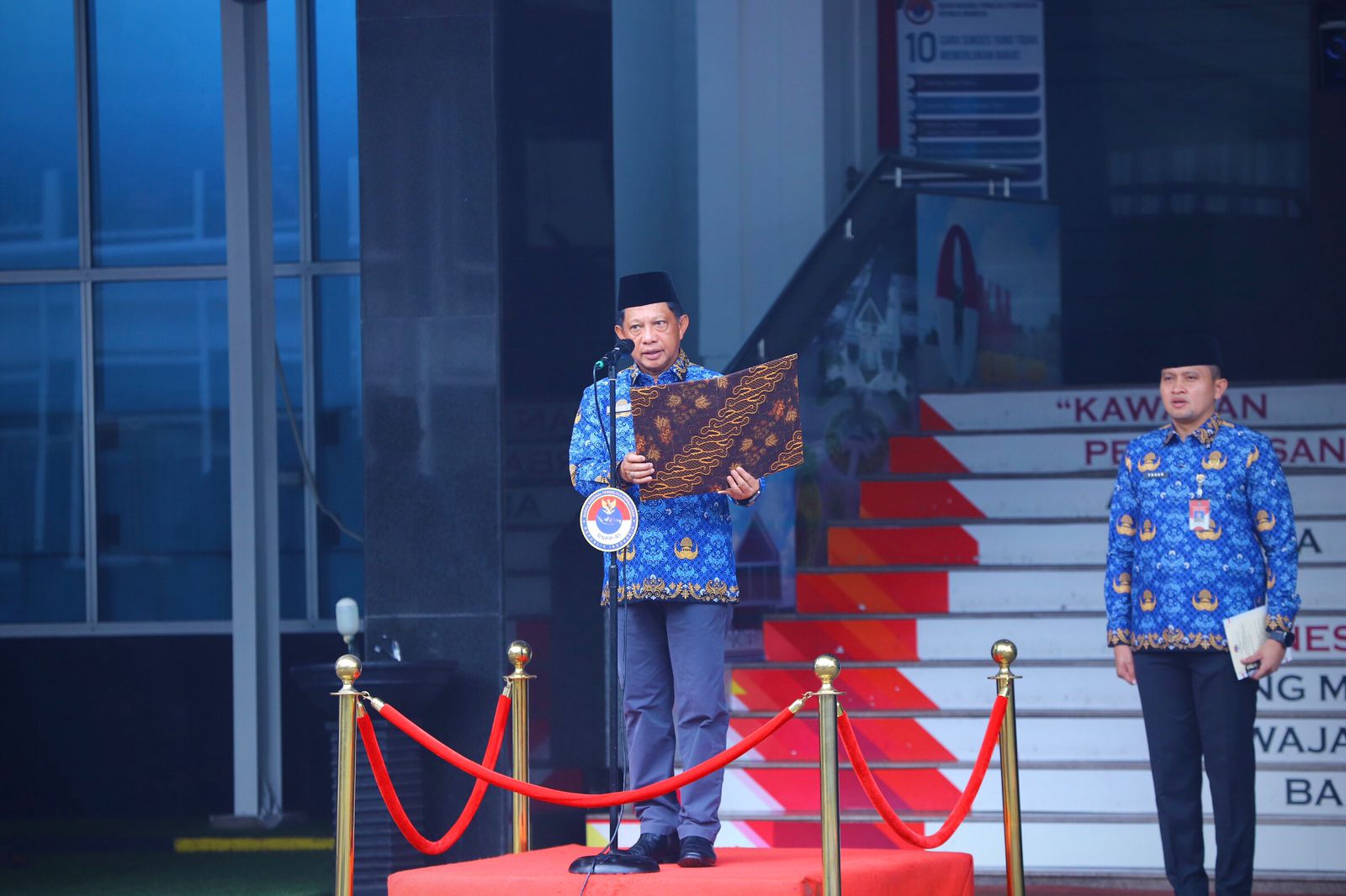 Amanat Upacara HUT ke -15 BNPP,  Mendagri Ingatkan 3 Tugas Utama di Perbatasan Negara