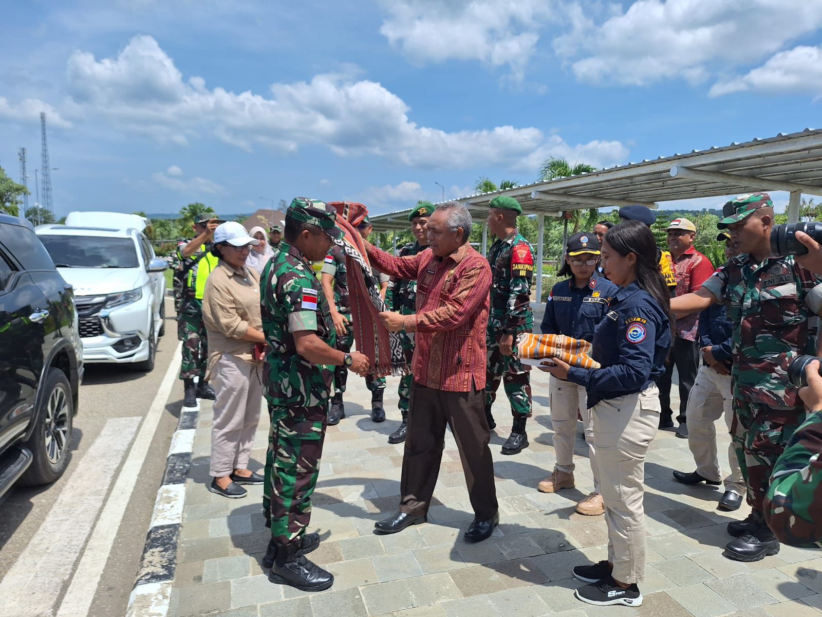 Komandan Korem 161/WS Tiba di PLBN Motamasin Usai Lawatan ke PLBN Motaain