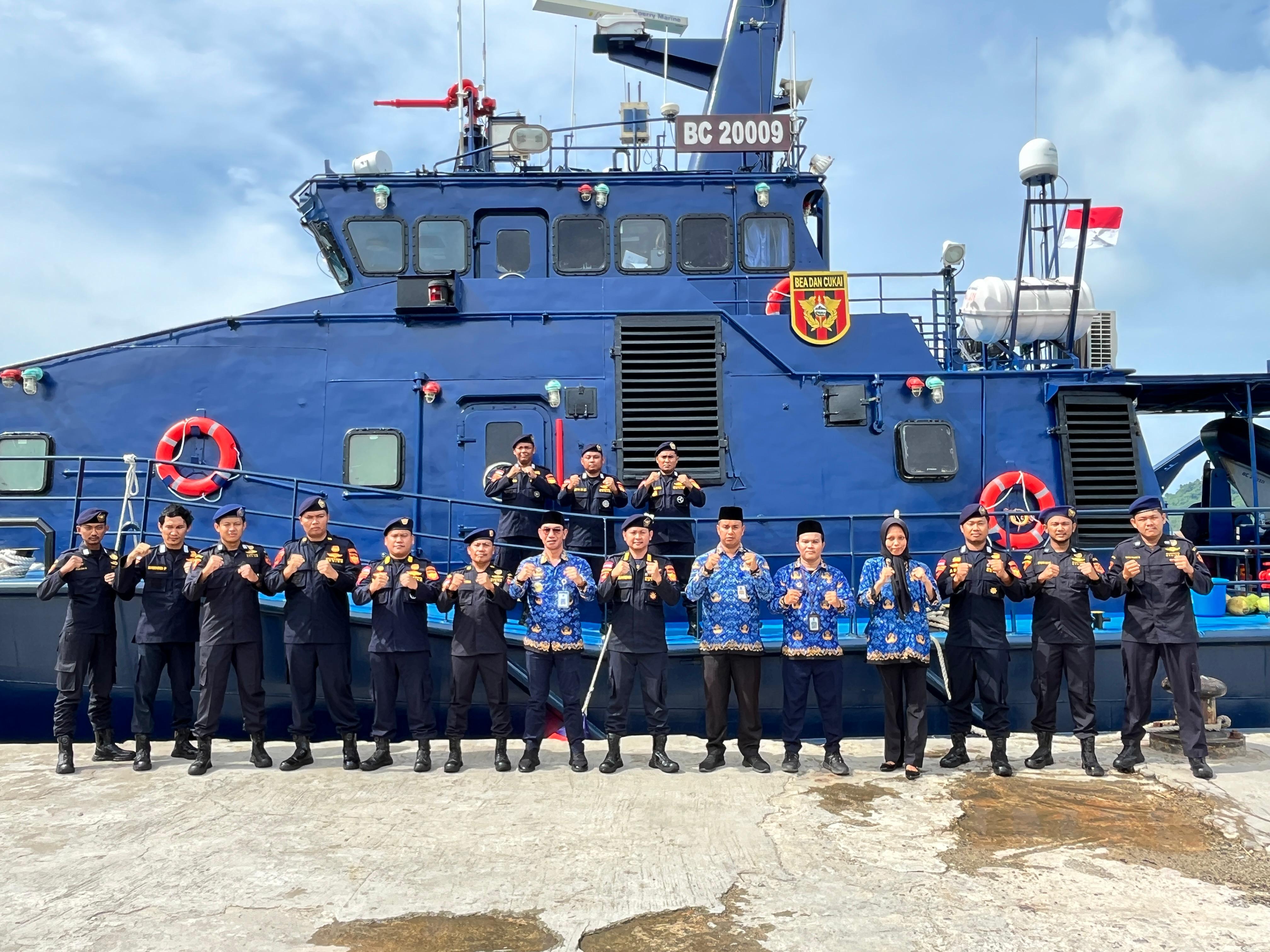 PLBN Serasan Dukung Patroli Laut Gabungan Bea Cukai, Perkuat Pengawasan Perbatasan Laut Natuna