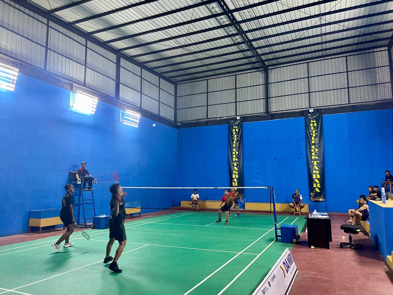 Kick Off Turnamen Bulu Tangkis PLBN Aruk Dimulai Sambut HUT ke-15 BNPP
