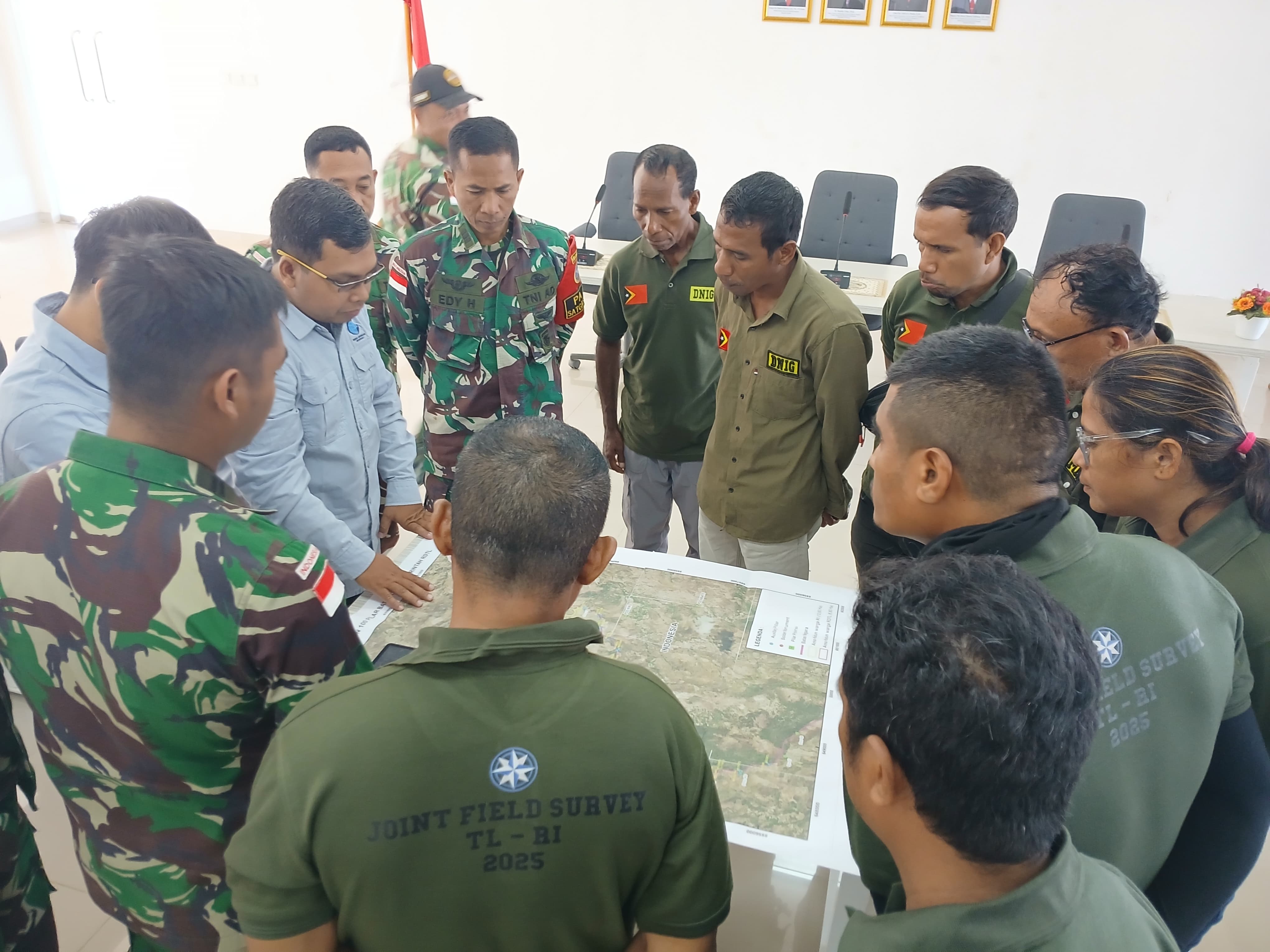PLBN Napan Fasilitasi Pertemuan Teknis RI-RDTL Bahas Join Field Survey 2025