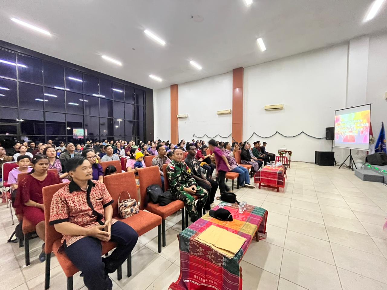 Perayaan Natal GBI Pondok Daud Hadirkan Sukacita dan Kebersamaan di PLBN Badau