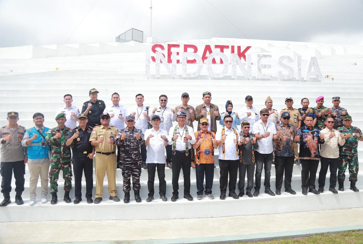 Sekretaris BNPP RI Tinjau PLBN Sebatik, Penyelesaian Patok Batas dan Pembenahan Pelabuhan Jadi Sorotan