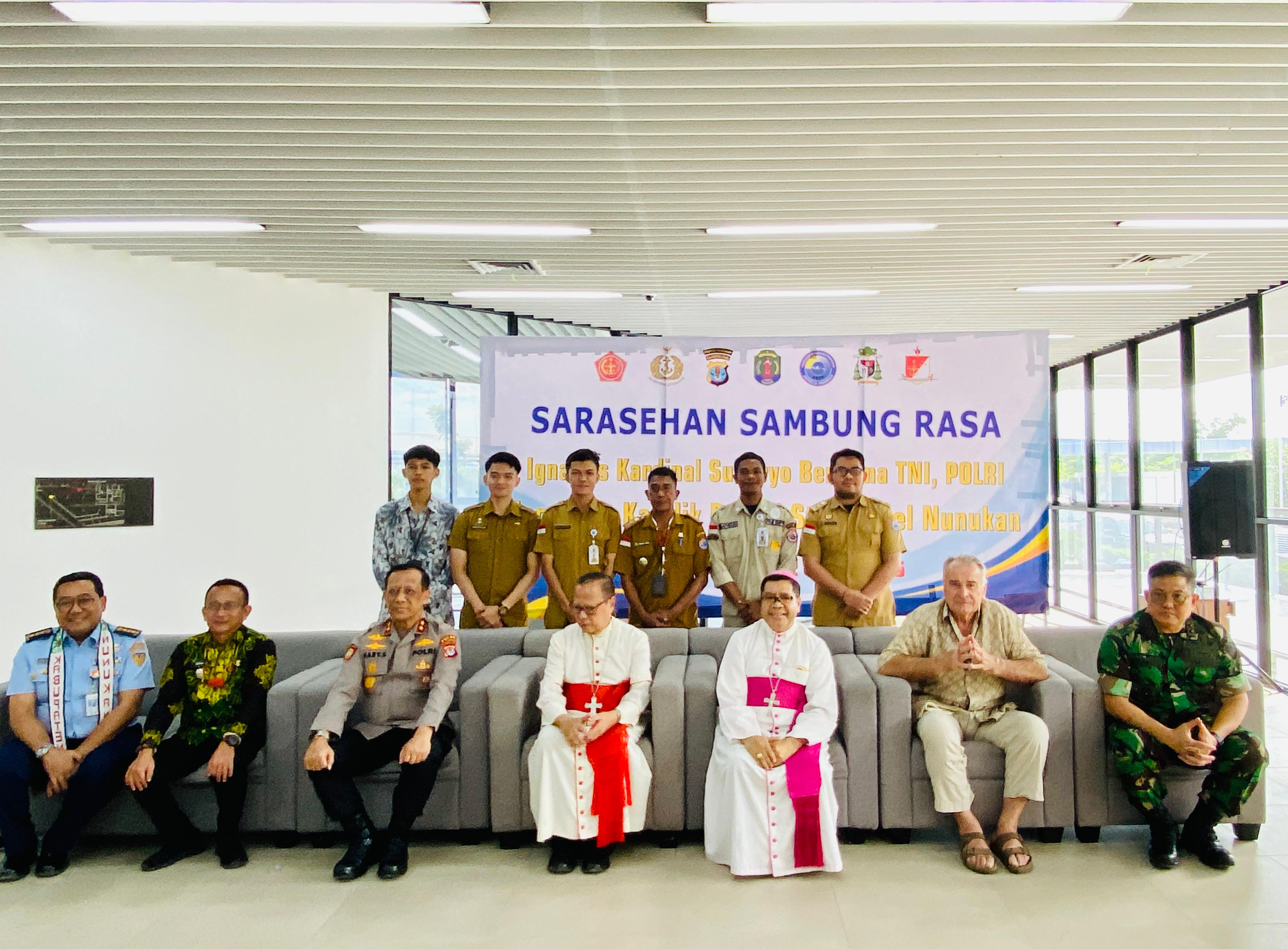 PLBN Sei Nyamuk Sambut Kardinal Ignatius Suharyo, Bawa Pesan Toleransi dan Semangat Pelayanan di Perbatasan Negara