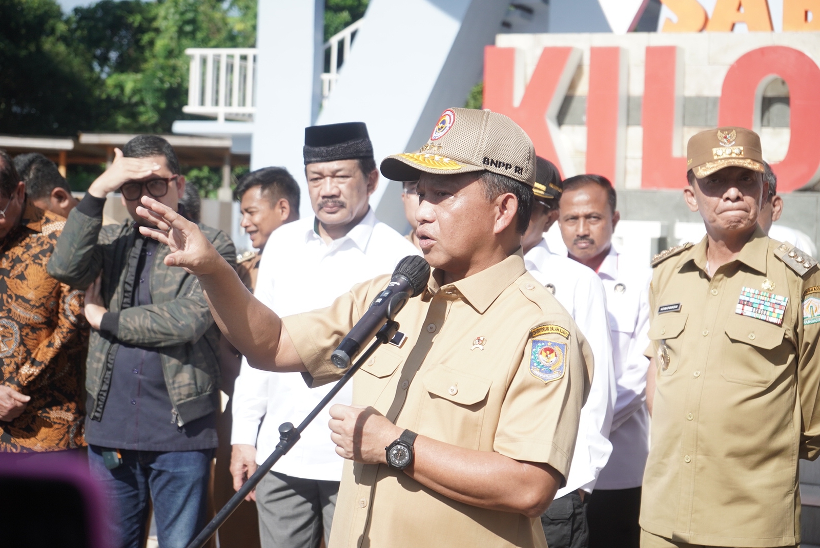 Tiba di Tugu Nol Kilometer Sabang, Menteri Tito Komitmen Tuntaskan Sengketa Perbatasan RI