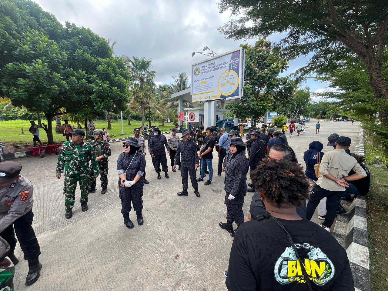 Perkuat Kewaspadaan Nasional di Wilayah Perbatasan RI–PNG, BNPP RI Dukung Operasi Terpadu di PLBN Skouw