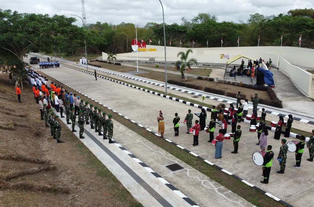 Peringatan Hari Sumpah Pemuda di PLBN Sota, Merauke: Semangat Bersama Majukan Indonesia