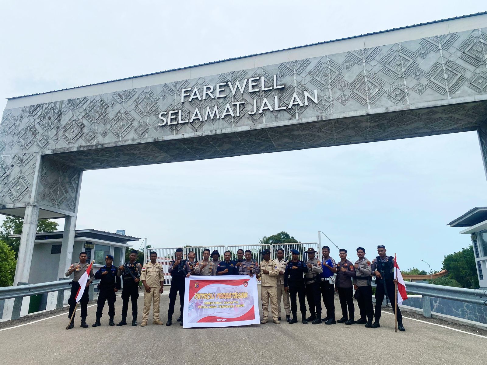 PLBN Motamasin dan Sabhara NTT Patroli Kegiatan Ilegal di Perbatasan RI-Timor Leste