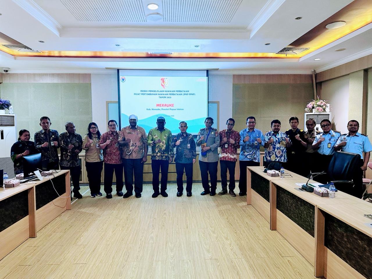 BNPP RI Laksanakan Pengukuran IPKP di PPKP Merauke untuk Perkuat Arah Pembangunan Kawasan Perbatasan