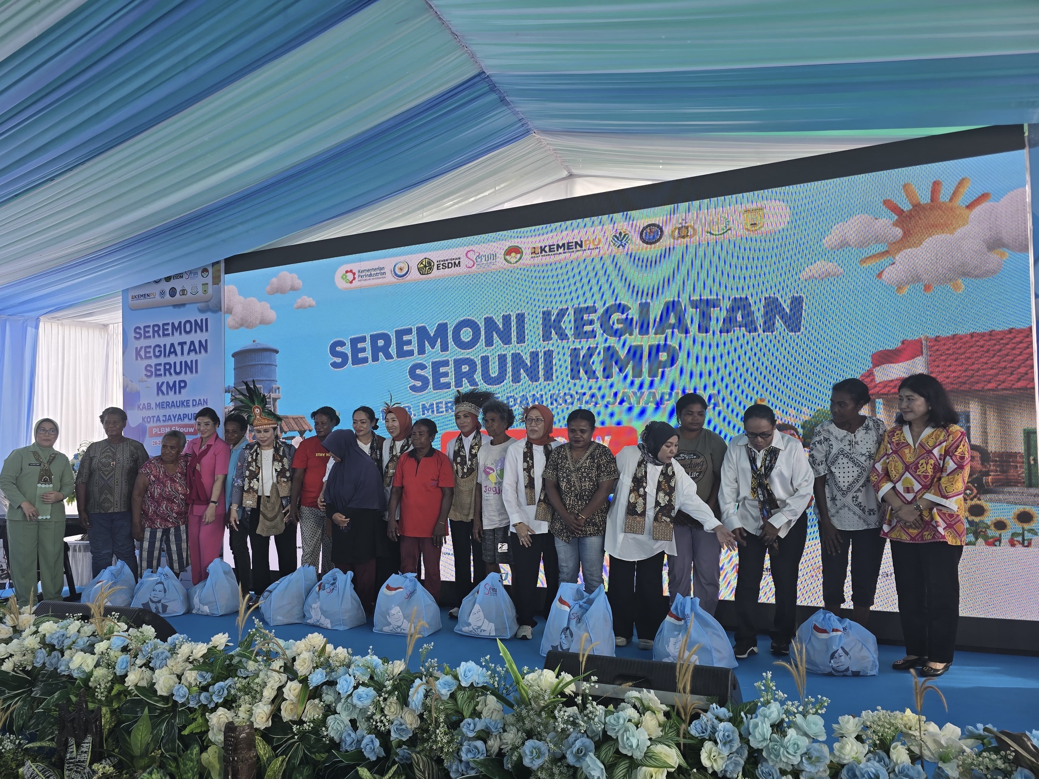 PLBN Skouw Jadi Lokasi Strategis Kunjungan Seruni Kabinet Merah Putih dan Pameran UMKM