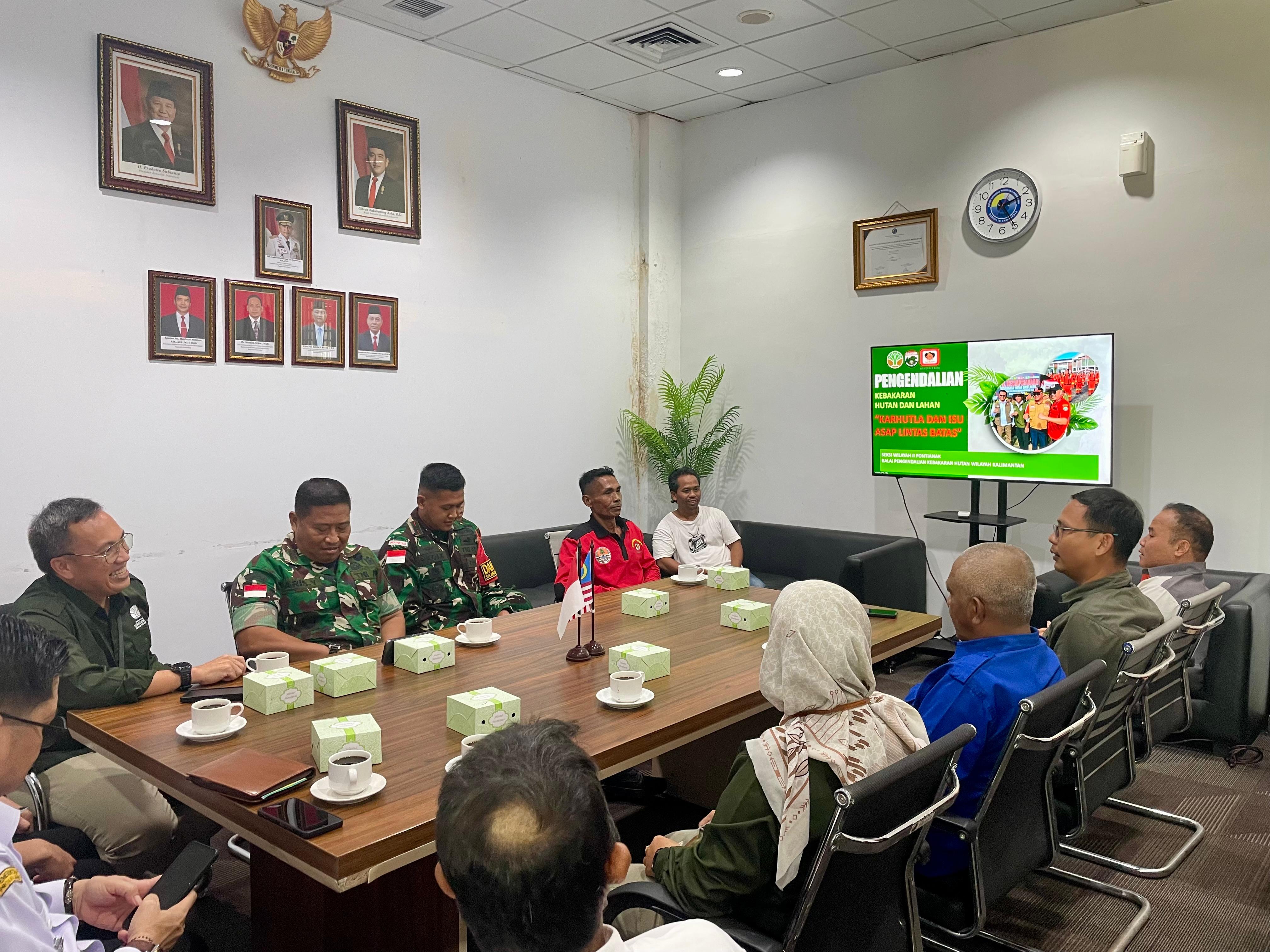 PLBN Aruk Dukung Pengendalian Karhutla di Perbatasan Sambas