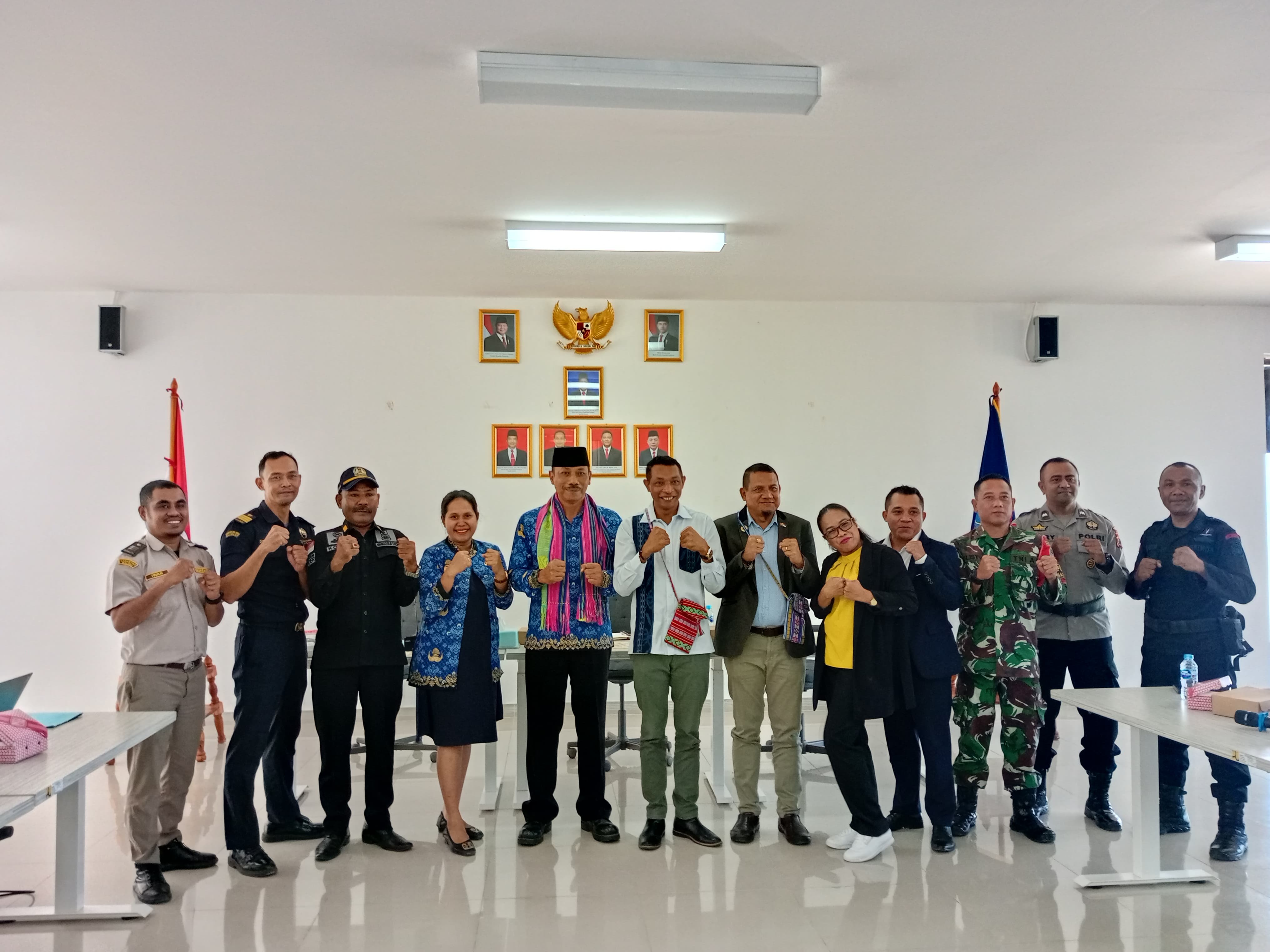 Pererat Sinergi Perbatasan, PLBN Napan Terima Kunjungan Konsulat Timor Leste