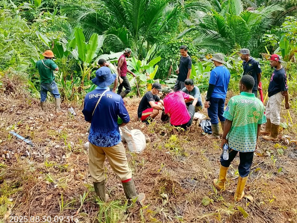 PLBN Yetetkun Dukung Survei BIG, 20 Pilar Batas RI-PNG Terpasang di Papua Selatan