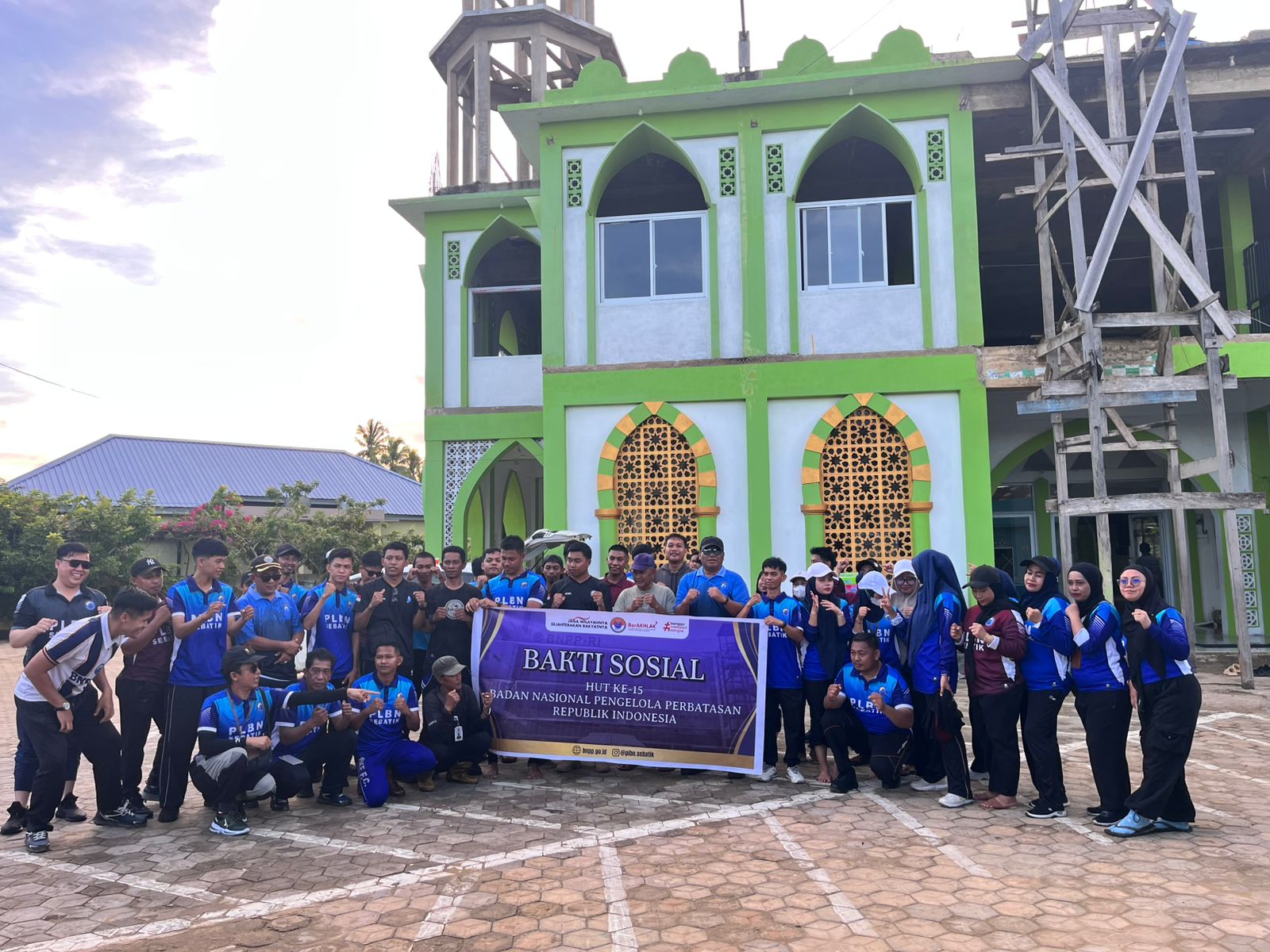 Pererat Kebersamaan di Perbatasan, PLBN Sebatik Gelar Bakti Sosial Sambut HUT BNPP RI