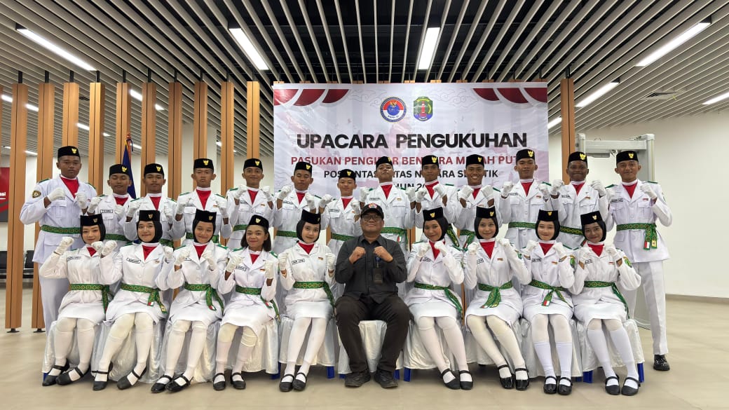 Paskibra PLBN Sebatik Resmi Dikukuhkan, Semangat Kemerdekaan Bergema di Perbatasan Negara