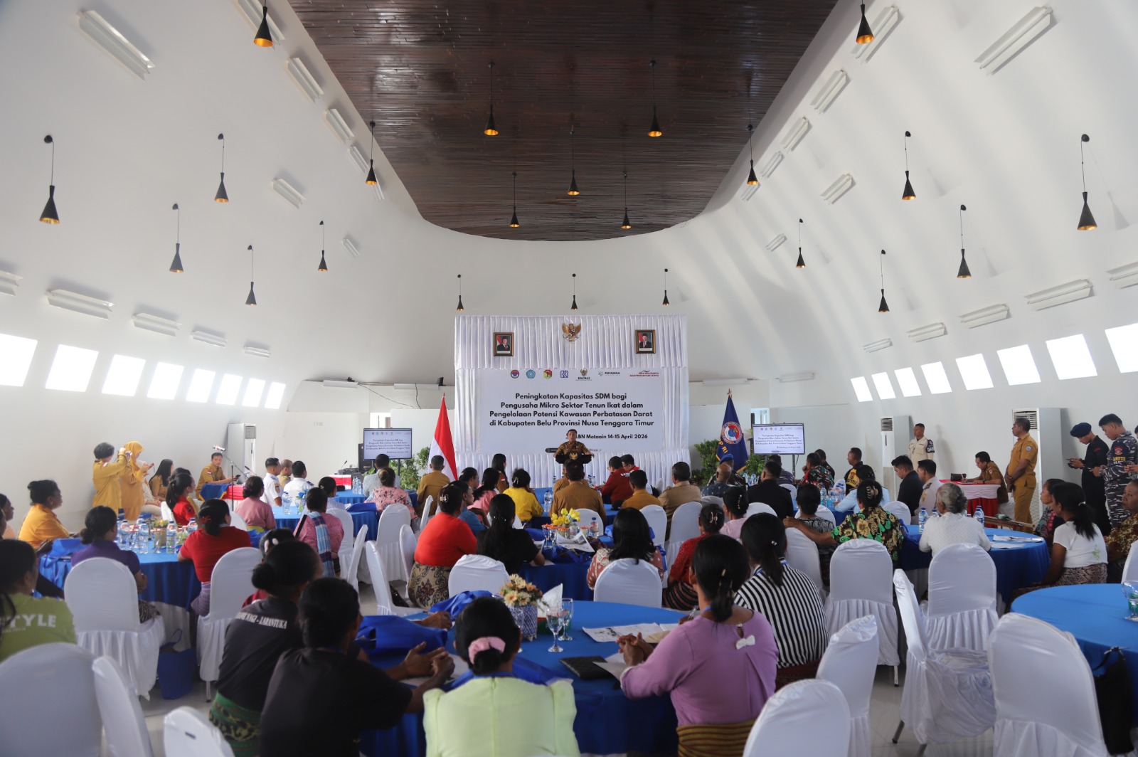 BNPP RI Tingkatkan Daya Saing Tenun Ikat Belu, Asah SDM dan UMKM Perbatasan di PLBN Motaain
