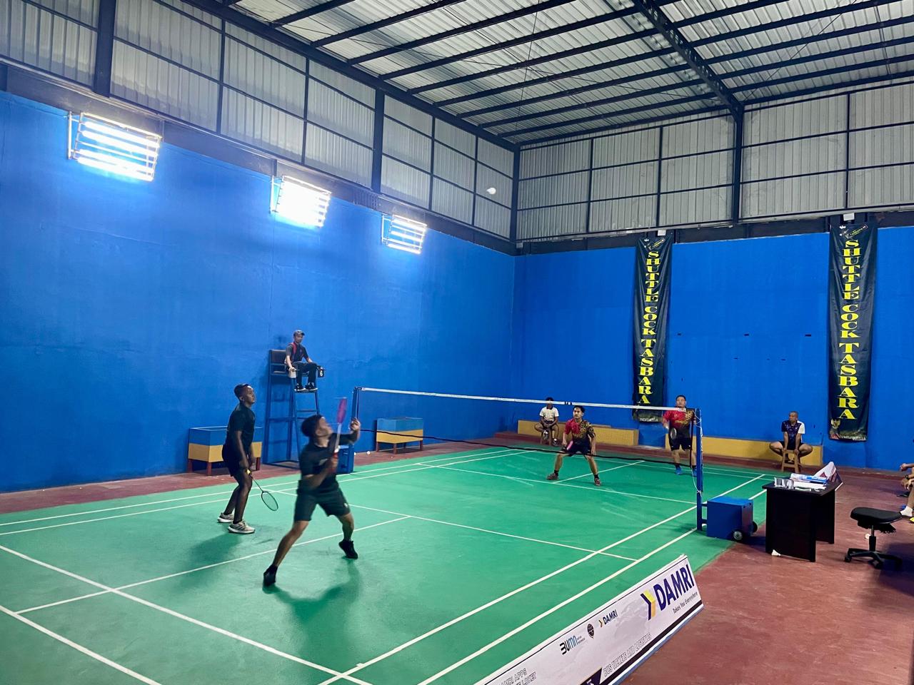 Kick Off Turnamen Bulu Tangkis PLBN Aruk Dimulai Sambut HUT ke-15 BNPP