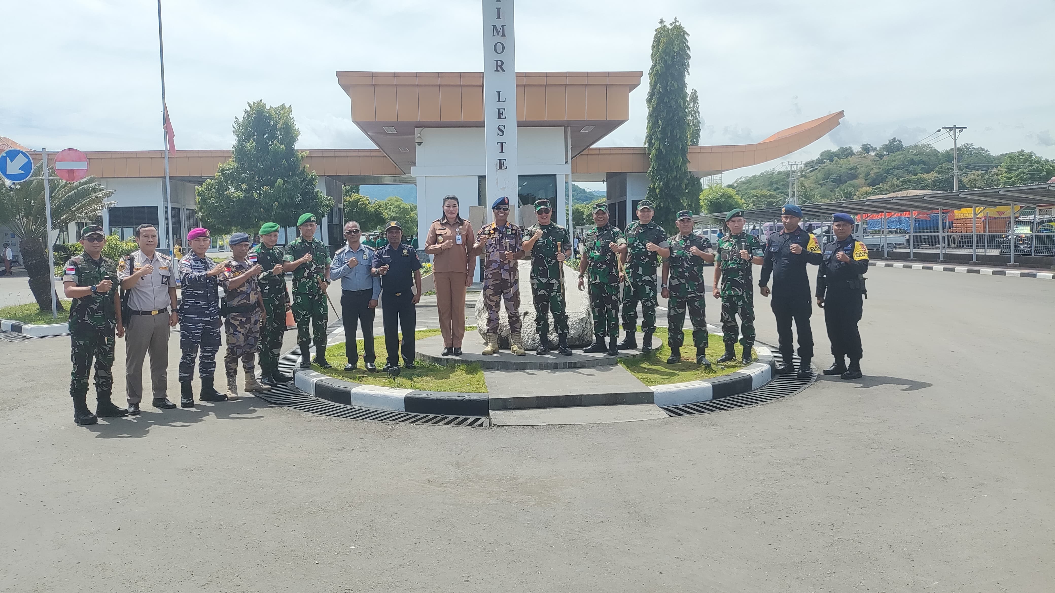 PLBN Motaain Bersama Pangdam IX/Udayana Bahas Penguatan Sinergi Lintas Sektor di Wilayah Perbatasan RI-RDTL