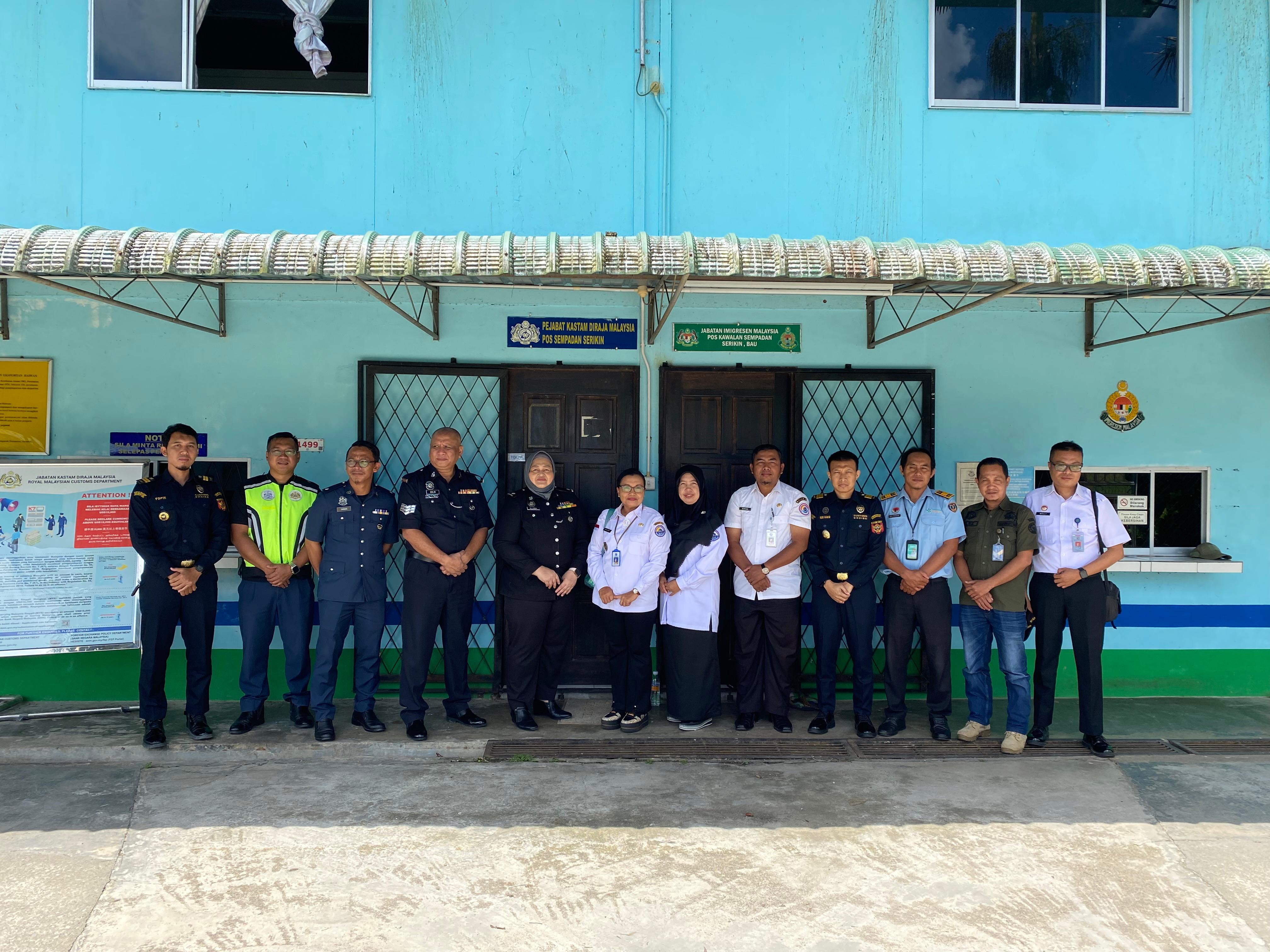 Bahas ICQS dan Pengamanan Gawai Dayak, PLBN Jagoi Babang Jajaki Kolaborasi Lintas Negara