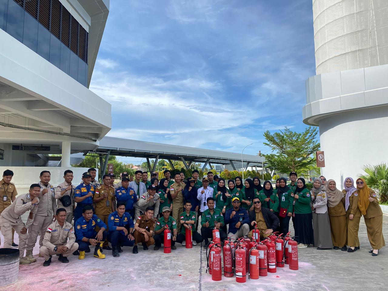 Perkuat Kesiapsiagaan Tanggap Darurat, BNPP RI melalui PLBN Sebatik Gelar Sosialisasi Penanggulangan Kebakaran