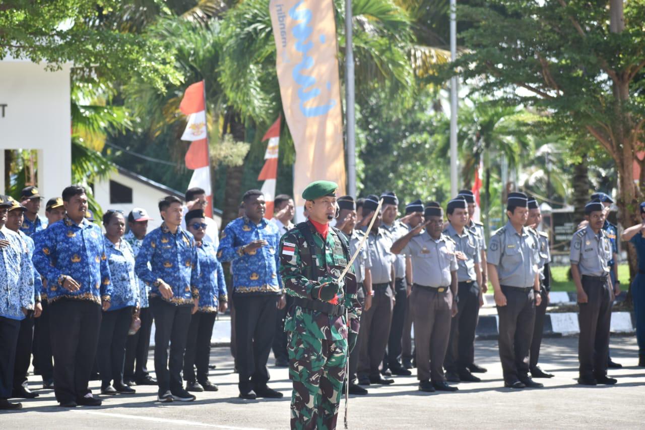 PLBN Skouw Gelar Upacara HUT ke-80 RI, BNPP Ajak Warga Perbatasan Jaga Kedaulatan