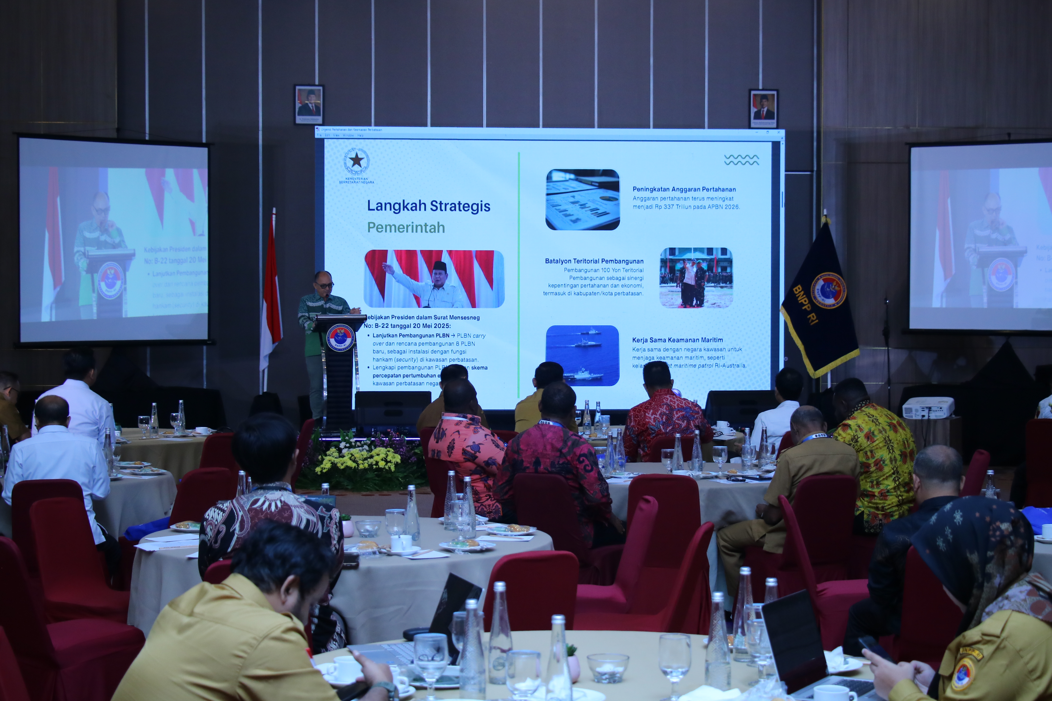 BNPP Bersoleg Jadi Forum Strategis Penguatan Tata Kelola Hukum Kawasan Perbatasan
