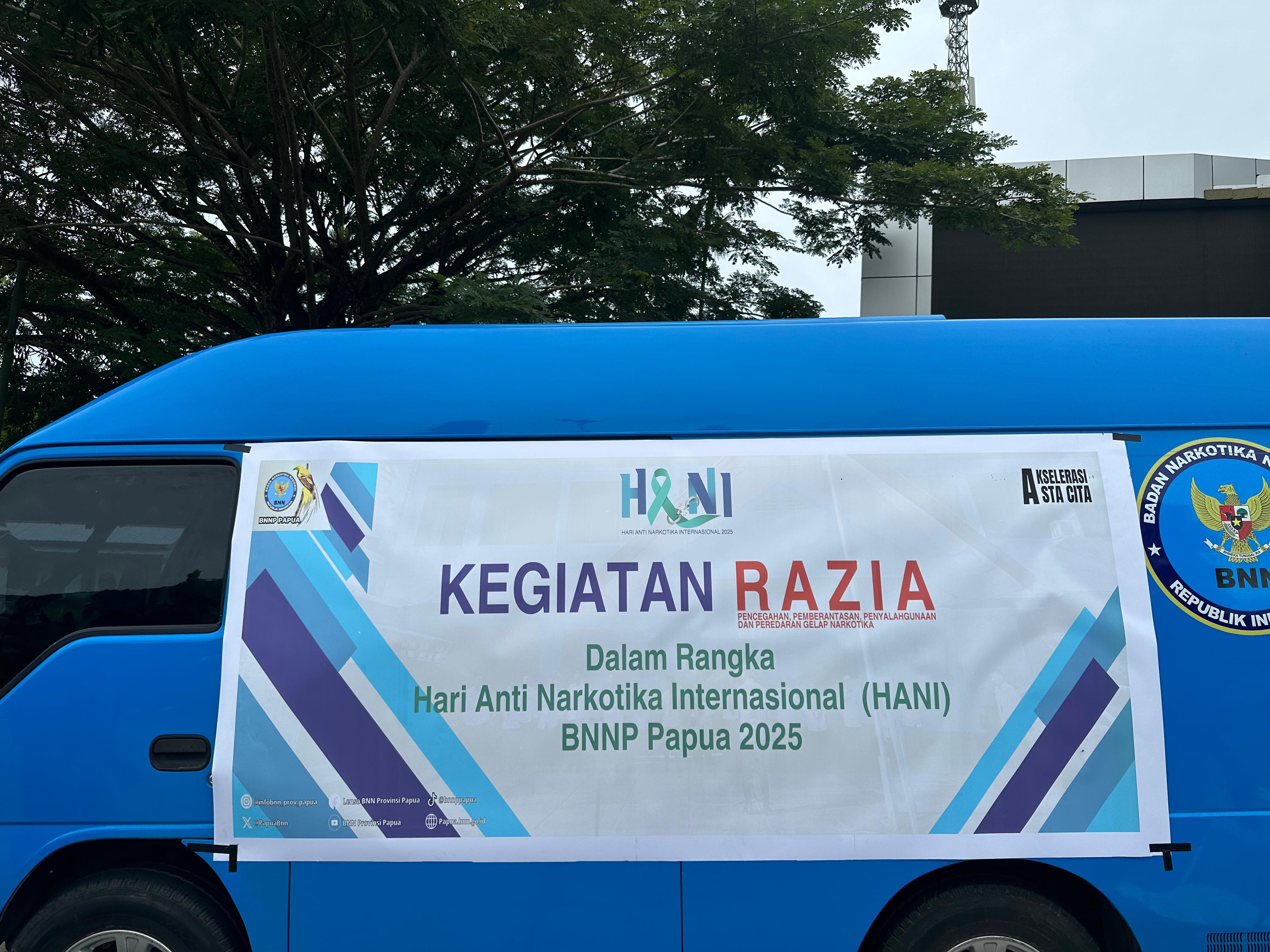 Gelar Razia Gabungan, PLBN Skouw dan BNNP Papua Perkuat Pengawasan Narkotika di Perbatasan RI-PNG