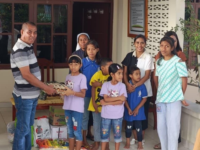 PLBN Motaain Warnai HUT ke-15 BNPP RI dengan Kegiatan Kebersamaan dan Kepedulian Sosial