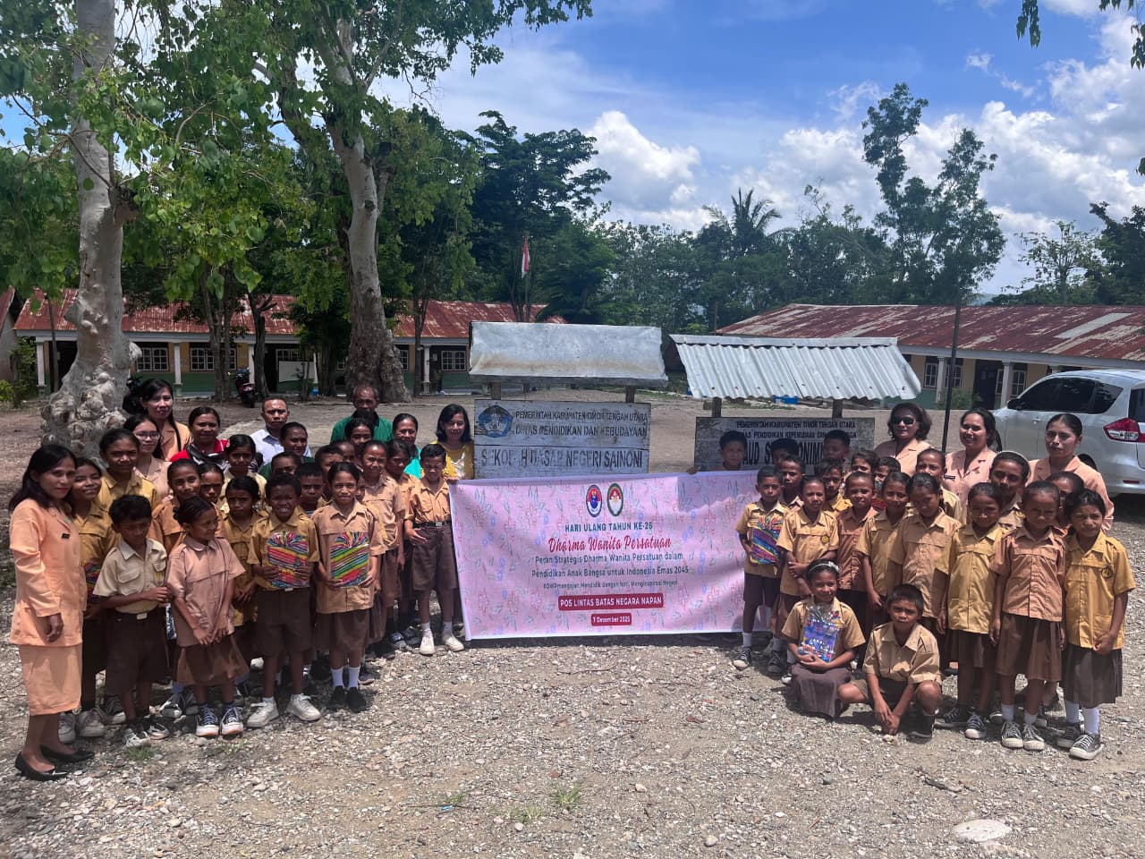 DWP BNPP RI Gelar Program Edukasi bagi Anak Perbatasan lewat DWP Mengajar di 14 PLBN se-Indonesia