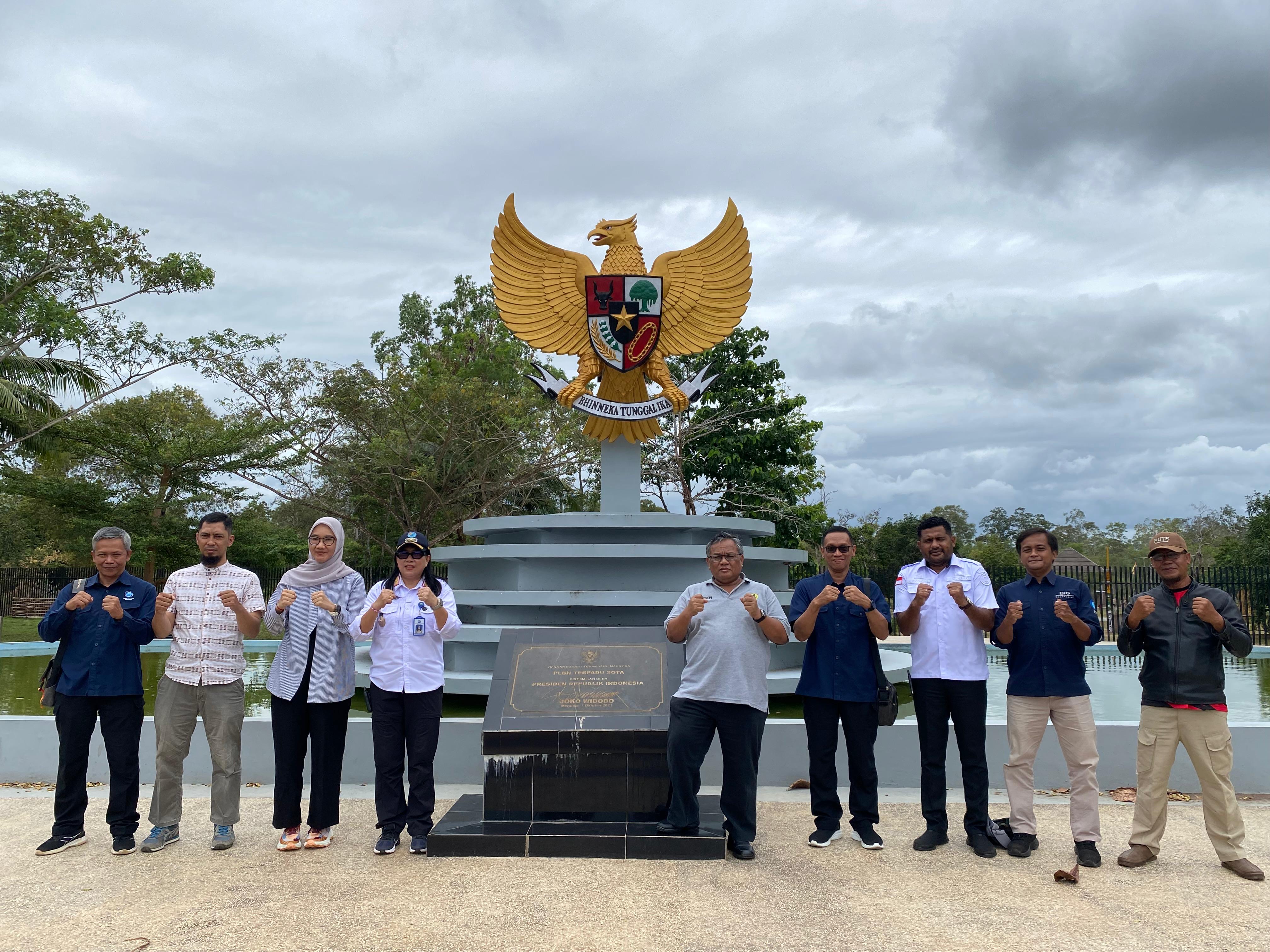 PLBN Sota Fasilitasi Survei Densifikasi BIG untuk Perkuat Penegasan Batas Negara RI–PNG