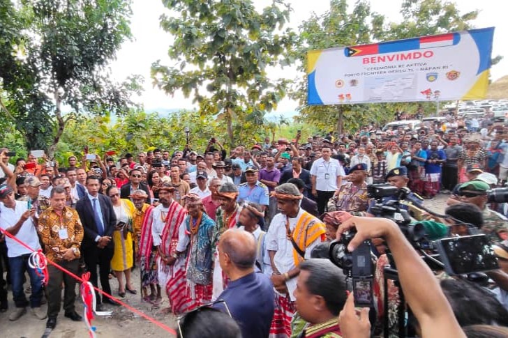 Usai Diresmikan, PLBN Napan Langsung Dipadati Pelintas Batas
